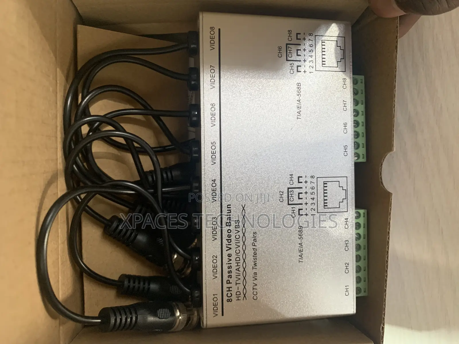 8channel CCTV Passive Video Balun Adapter Transmitter Utp