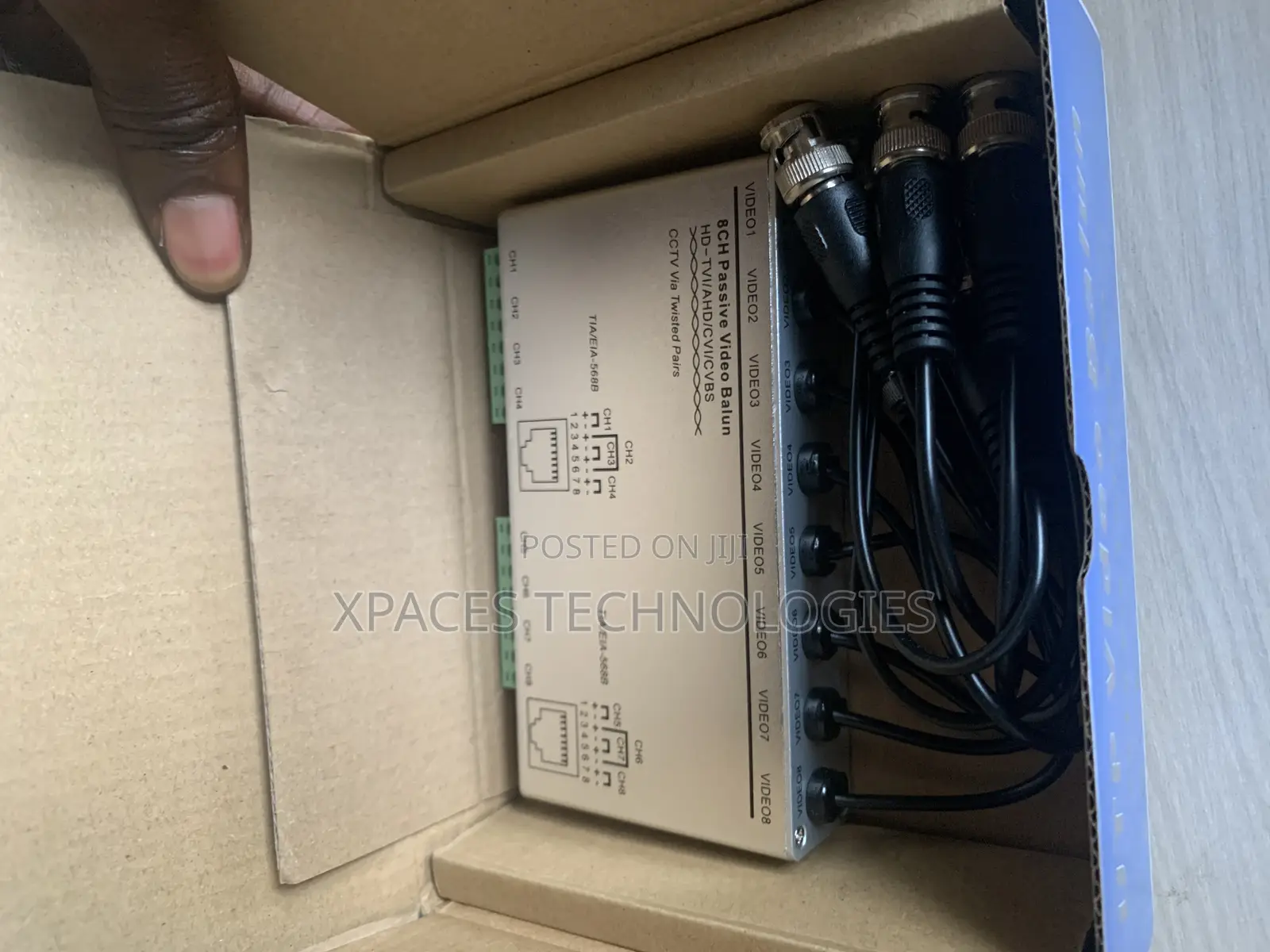 8channel CCTV Passive Video Balun Adapter Transmitter Utp