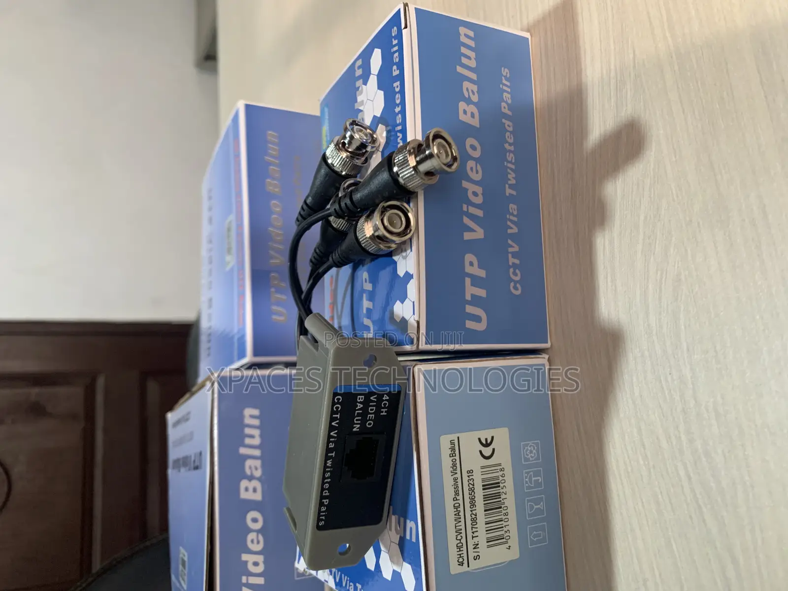 4channel Passive Video (Bnc) to Utp (Rj45) Video Balun