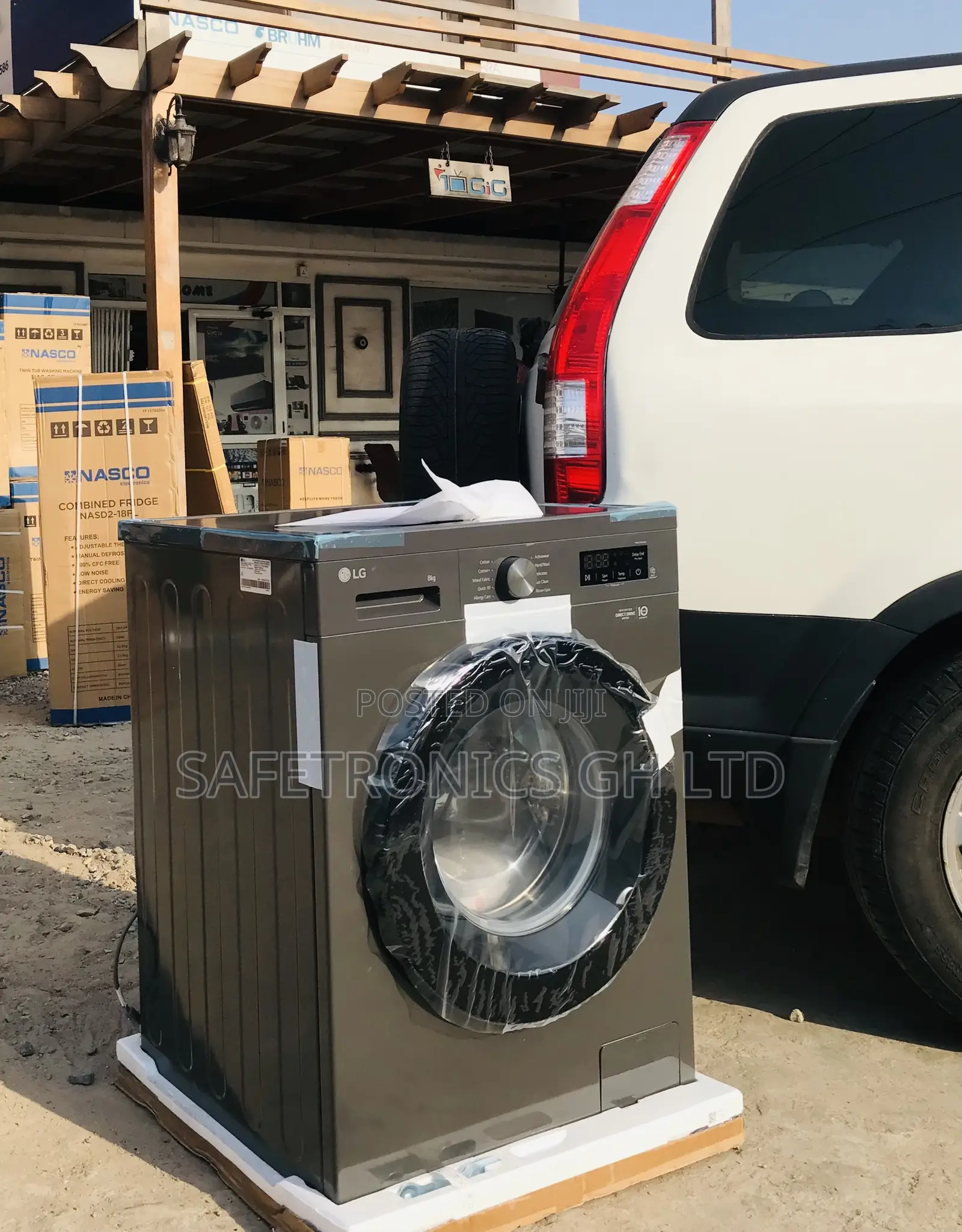 Lg Enjoyable 8kg Fullauto Inverter Smart Frontload Washer
