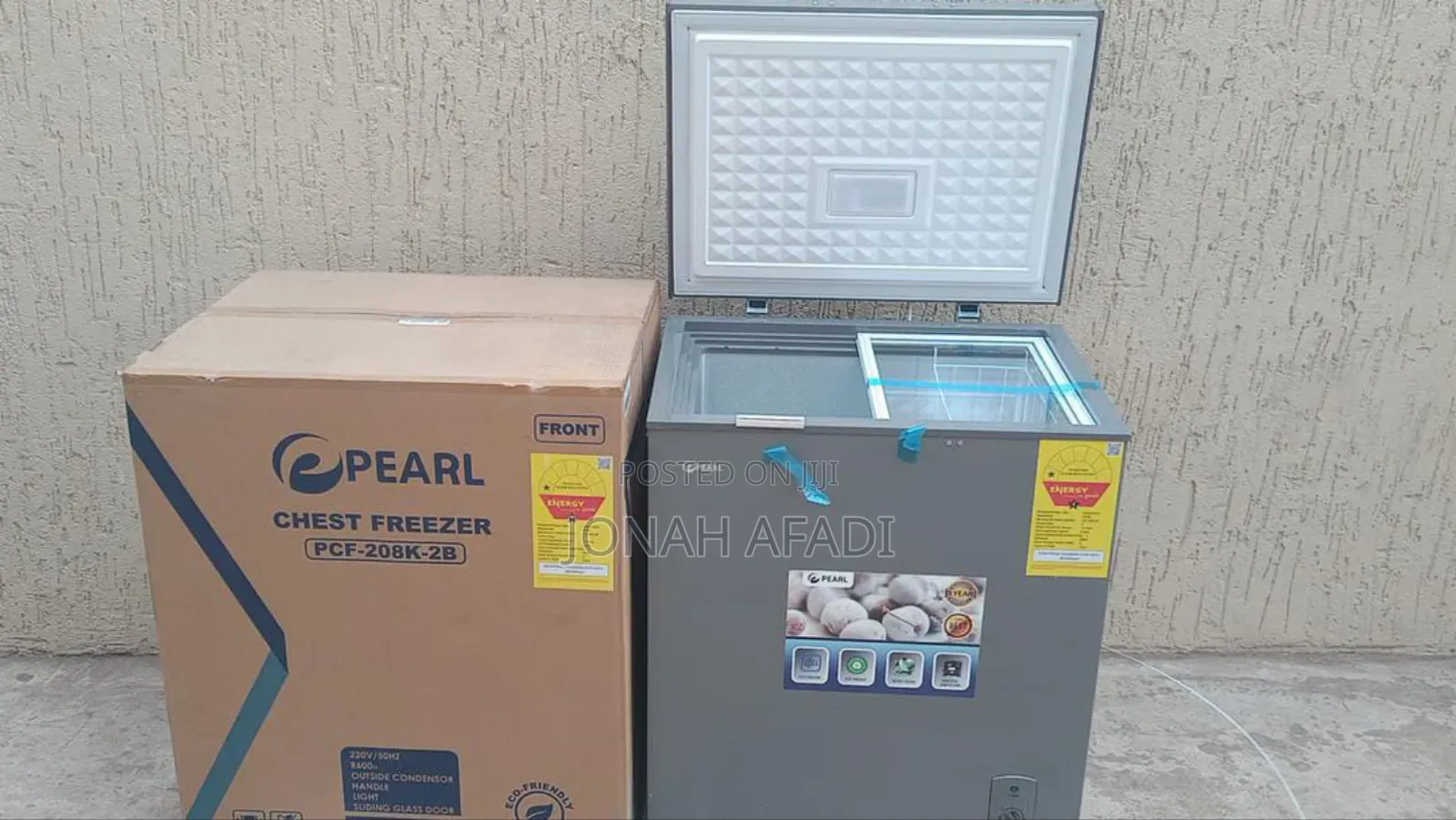 Pearl 145liters Single Door Chest Freezer