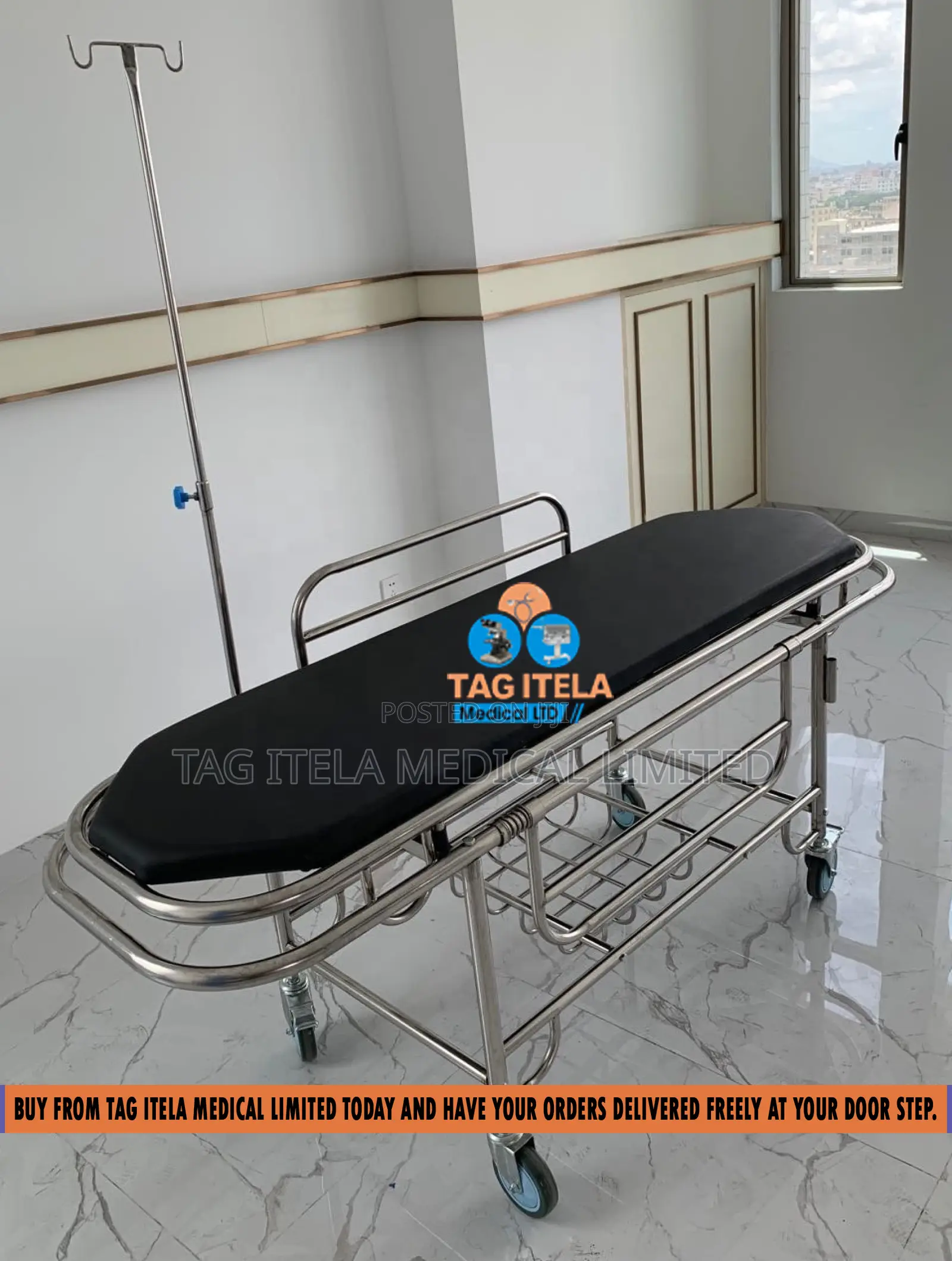 Patient Trolley (Non-adjustable Height)