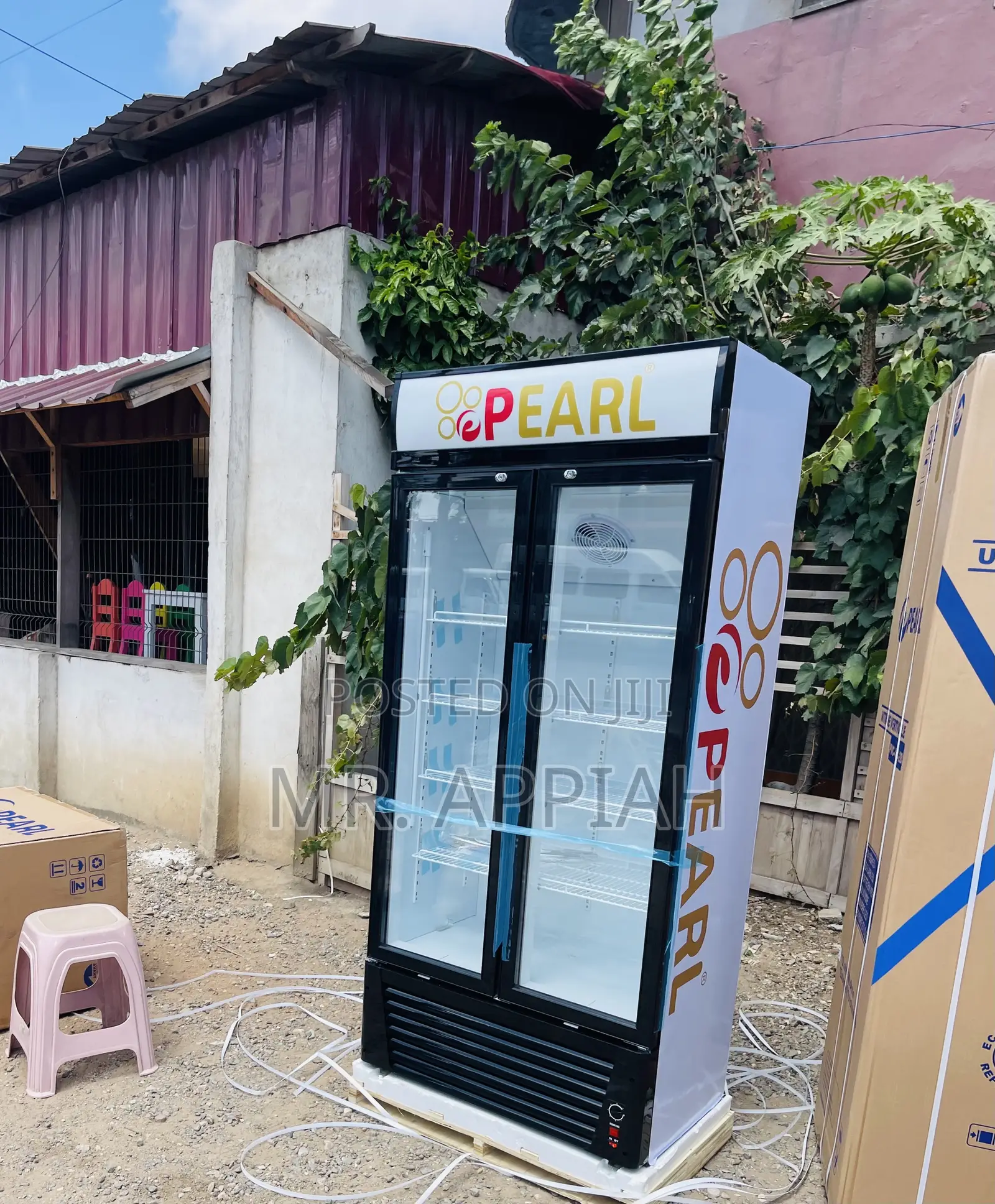 Buy Premium Pearl PVC 622 2 Door Beverage Cooler 