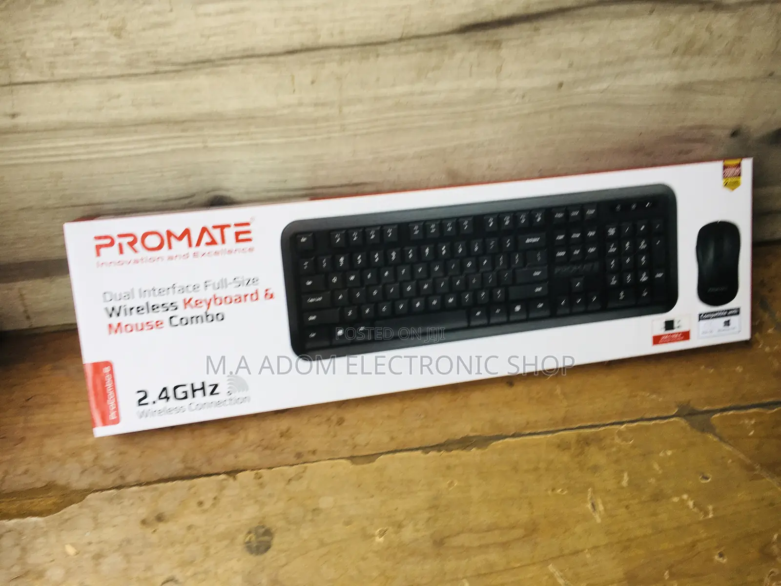 Wireless Connections Promate Keyboard Mouse