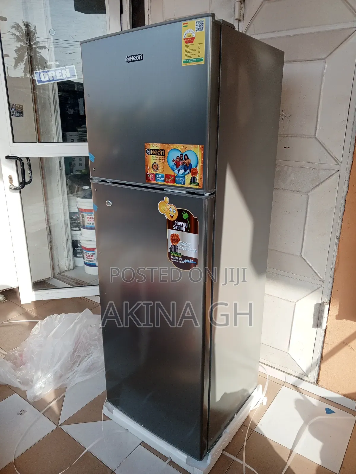 Neon 311ltrs Double Door Fridge
