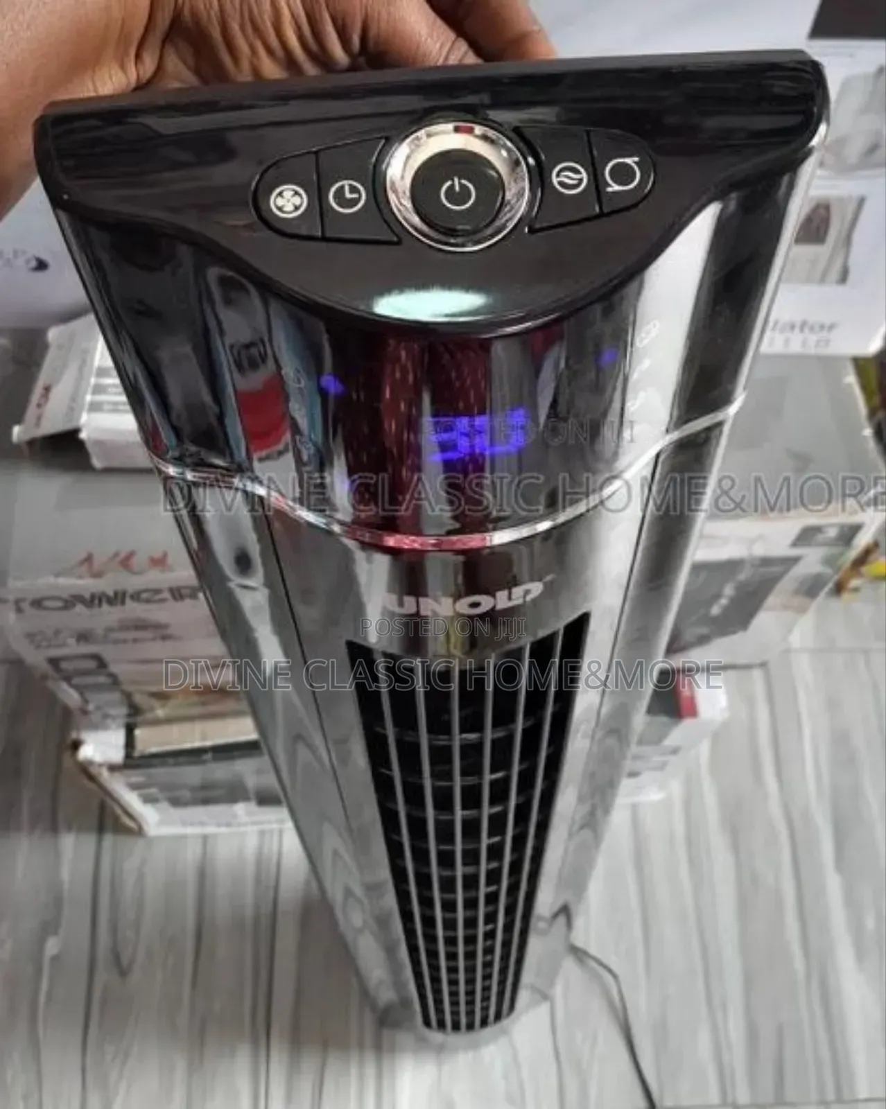 Unold Skyline Black Tower Fan