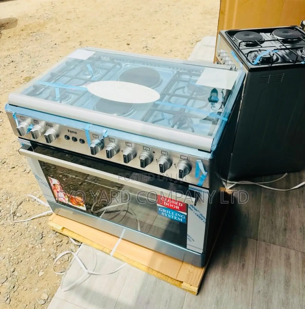 Fast Easy Cook With Ferre Gas and Electric Cooker 6 Burner