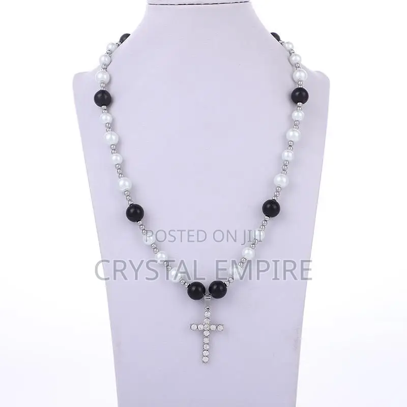 Pearl Cross Necklace