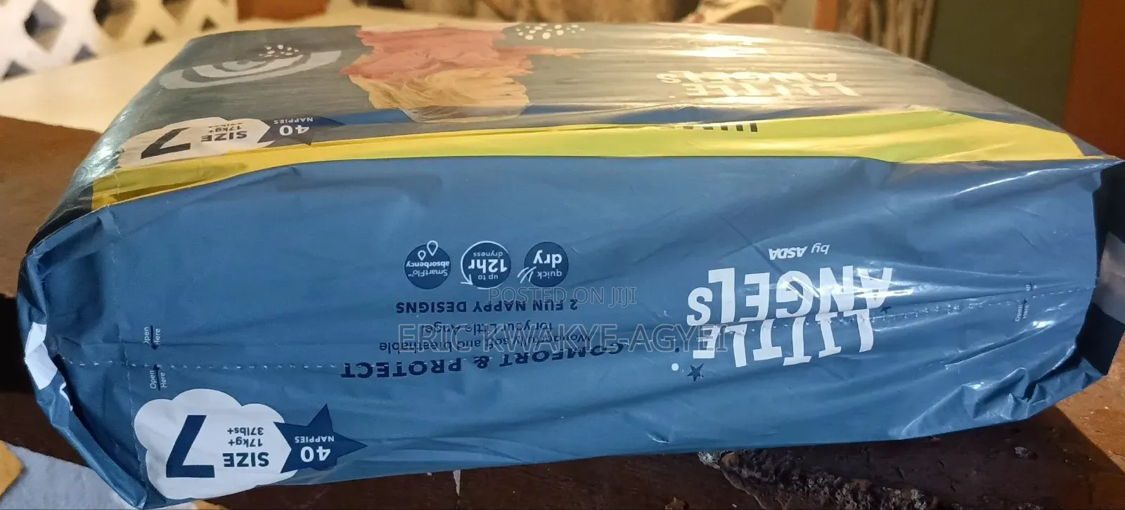 Little Angels Comfort Protect Size 7 17kg+ Jumbo Pack 40