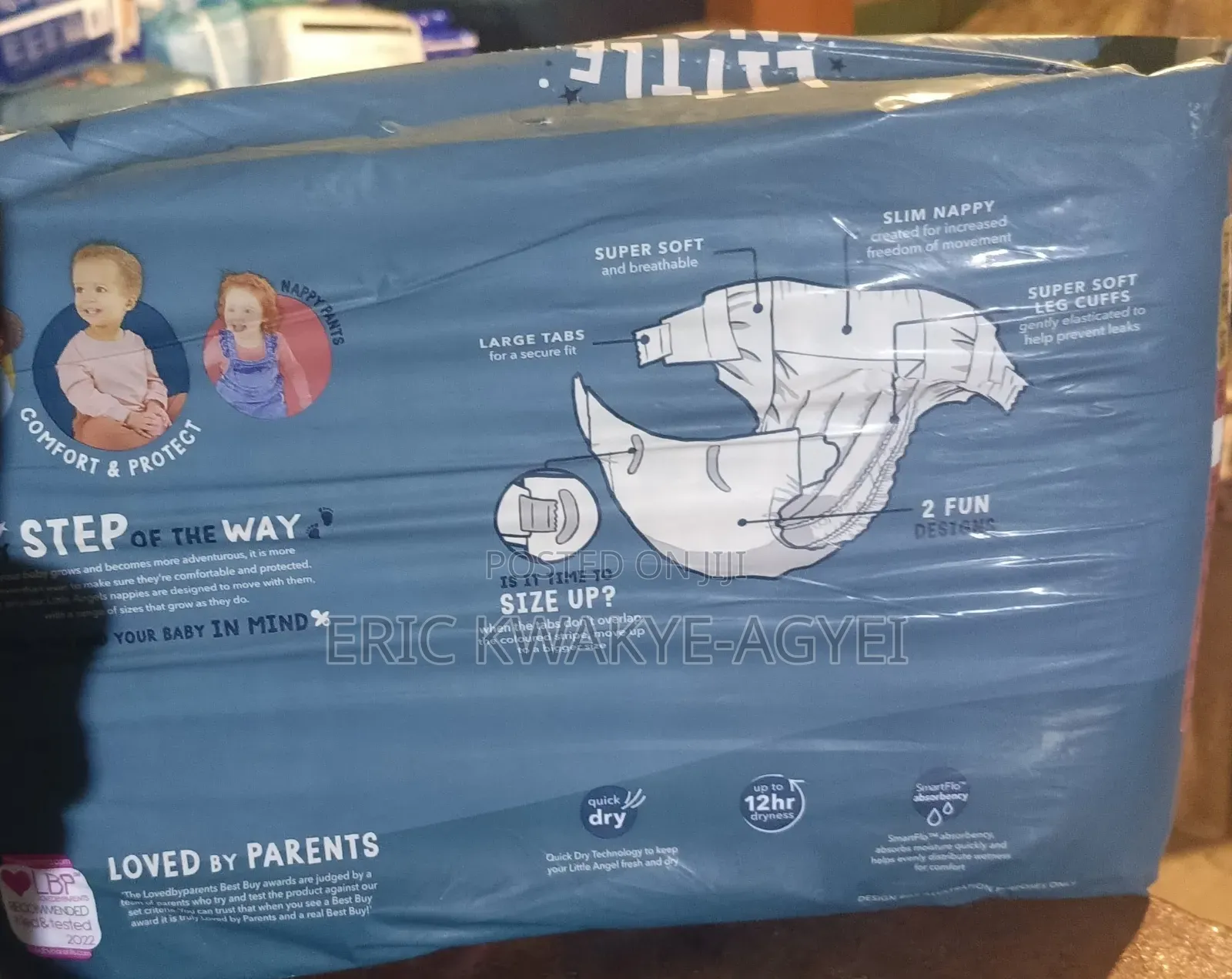 Little Angels Comfort Protect Size 7 17kg+ Jumbo Pack 40