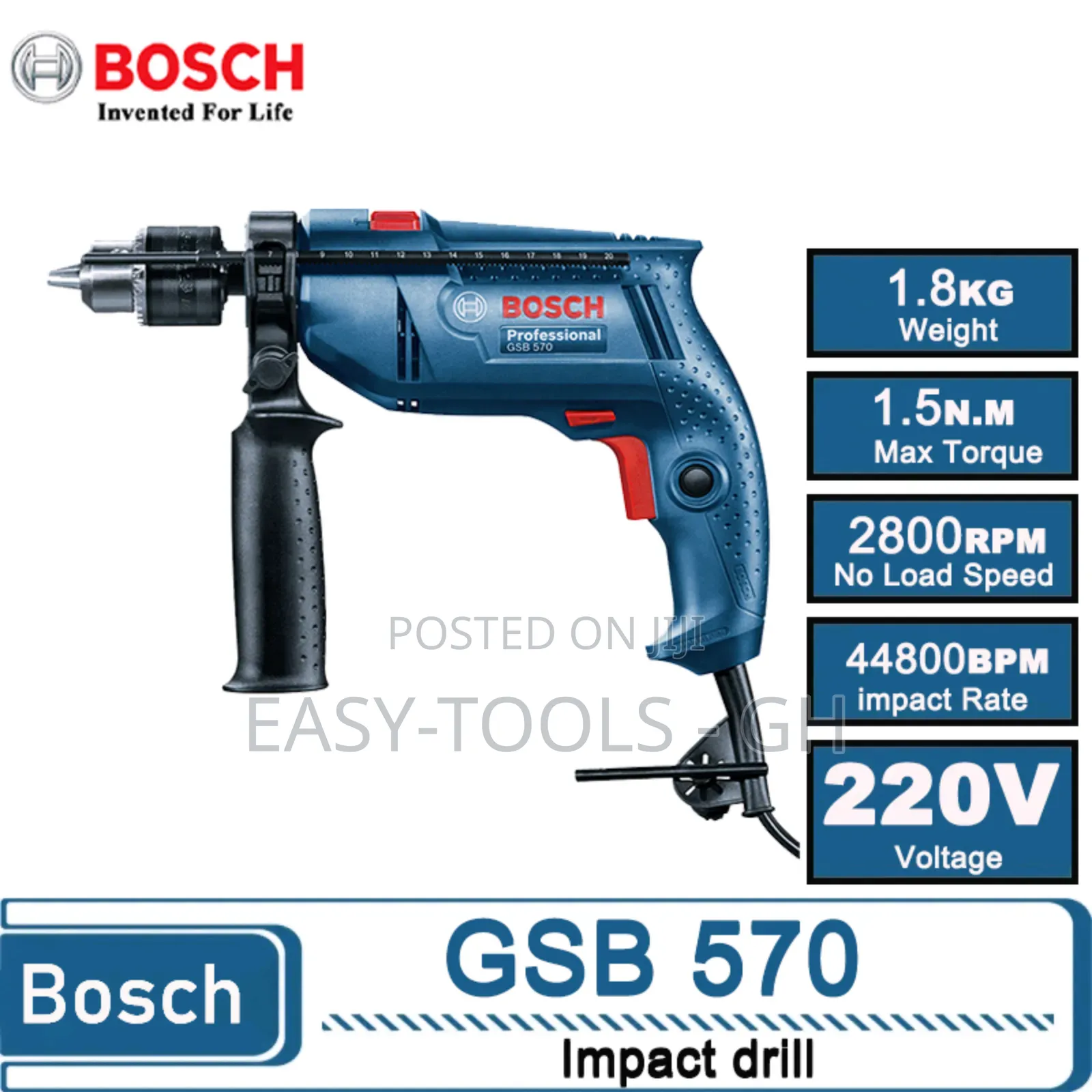Bosch Drilling Machine GSB 570 ( 570w )