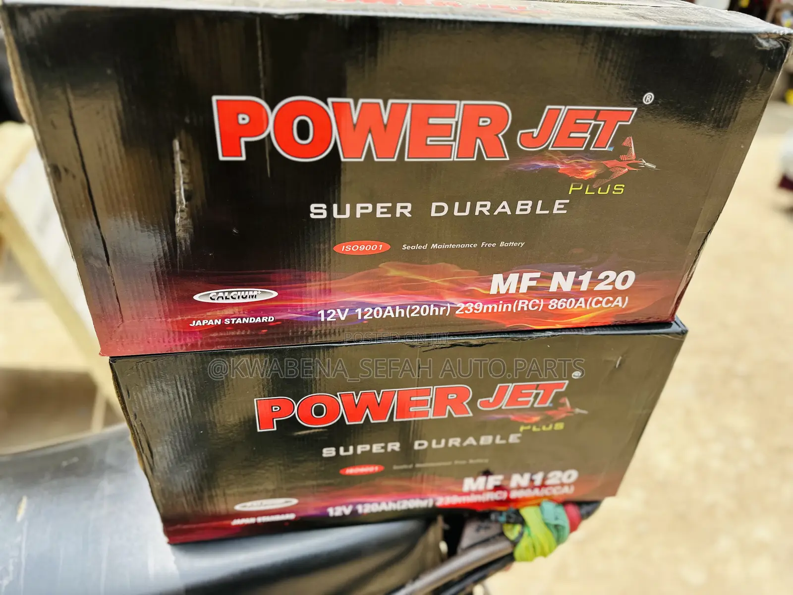 Original Powerjet Battery ( 12v ,120a) 21plate Available