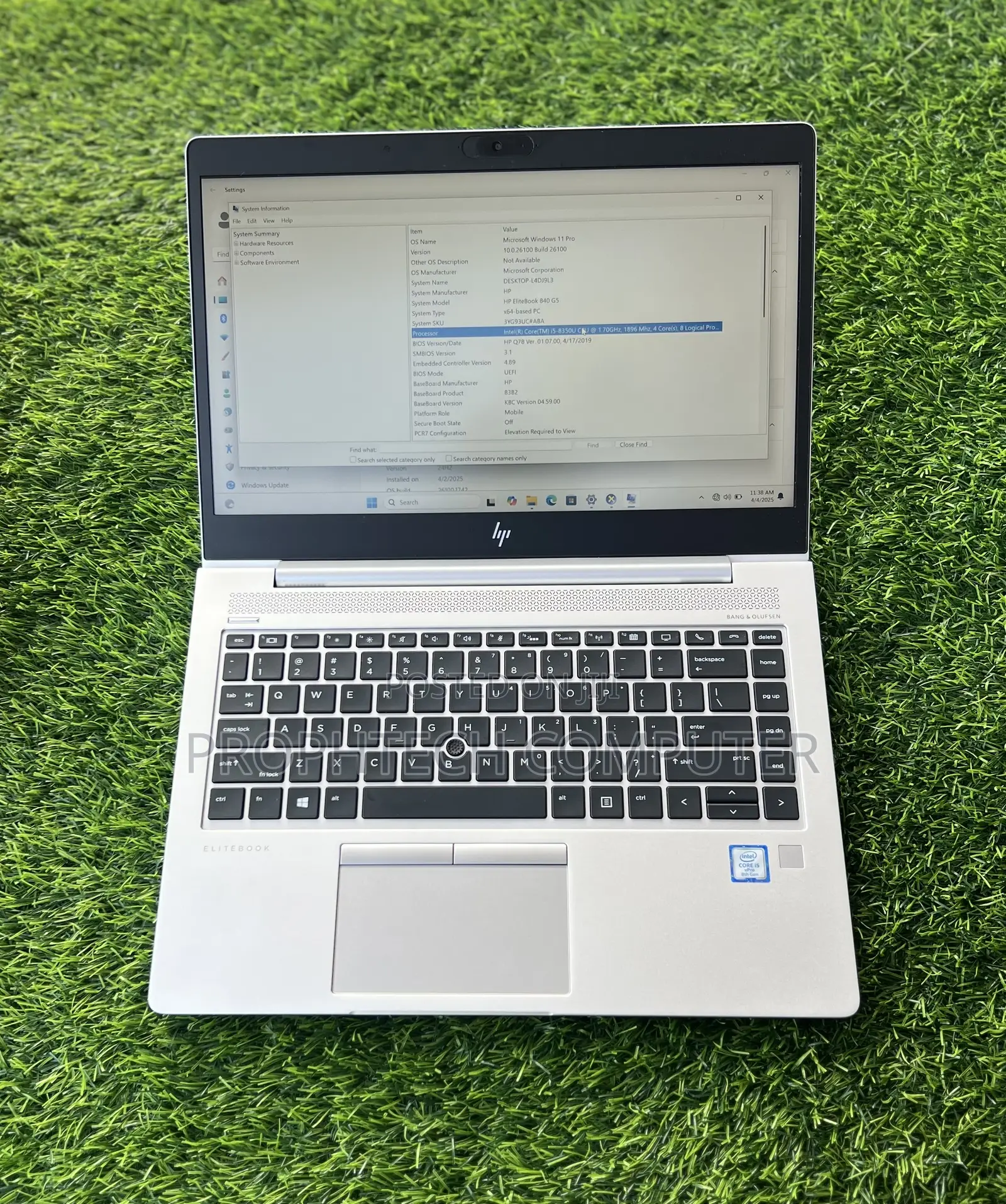 Laptop HP EliteBook 840 G5 8GB Intel Core i5 SSD 256GB
