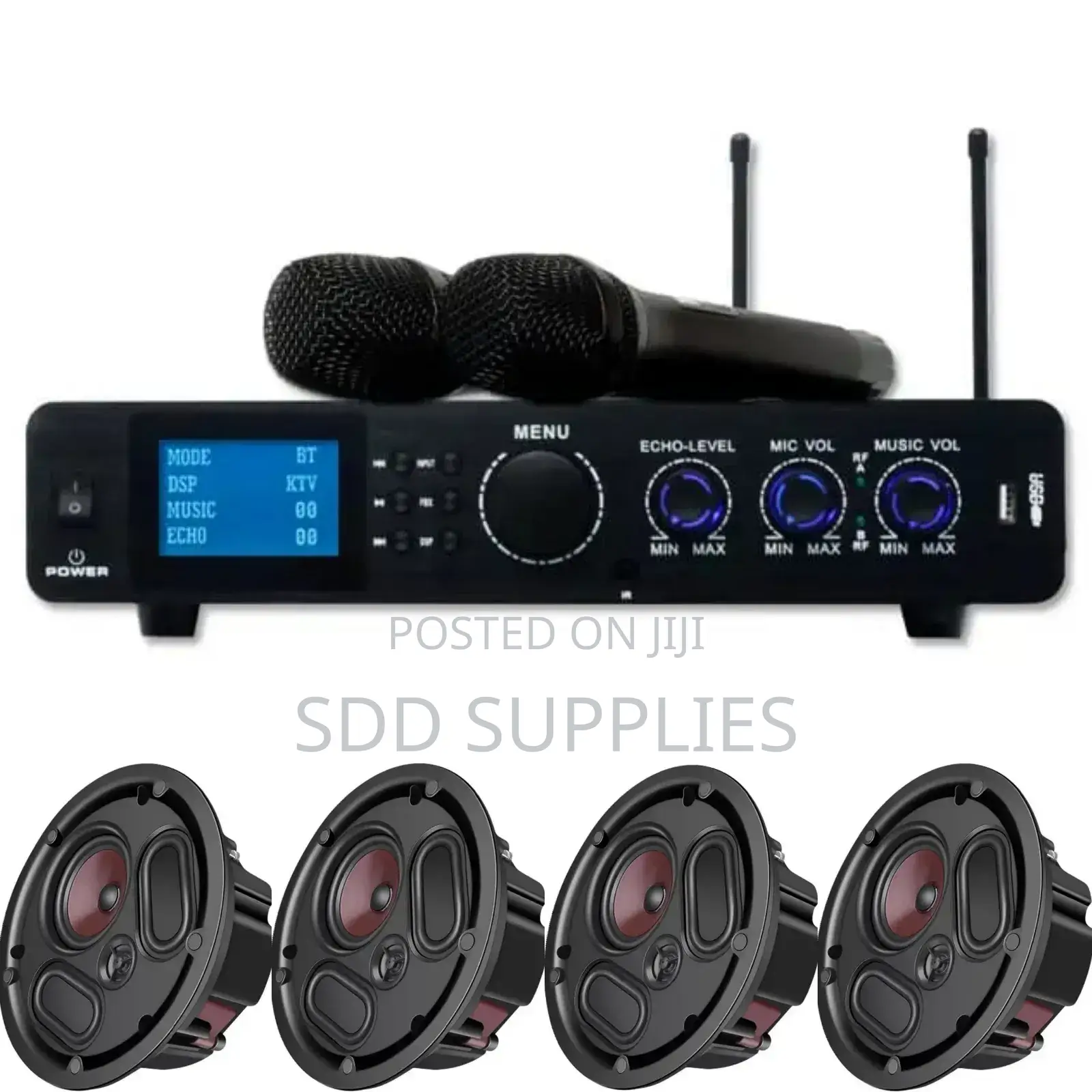 Quality Karaoke Amplifier 4set of Acoustic Selling Speaker