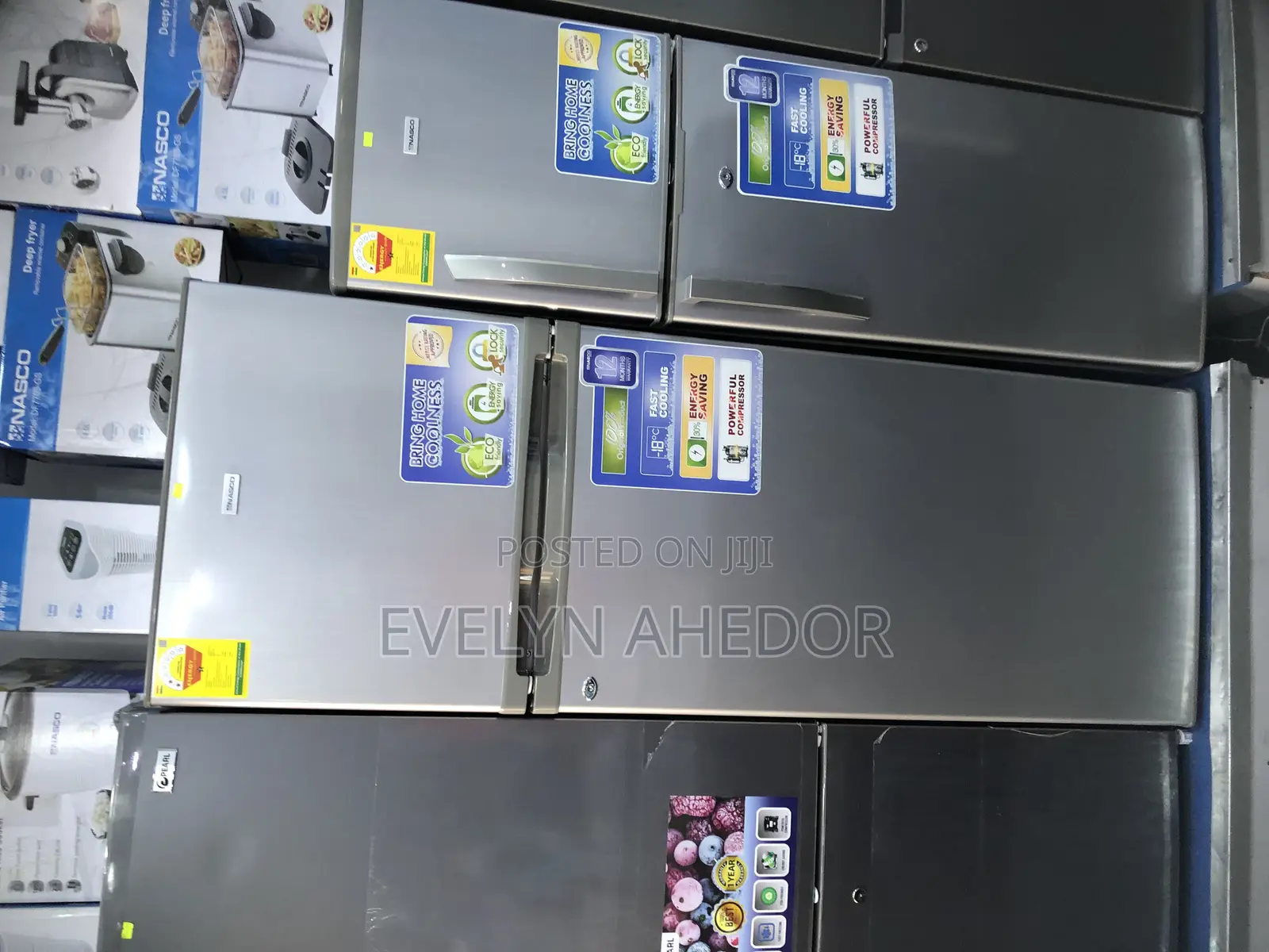 Nasco Top Freezer 311 Liters Double Door Available as Seen