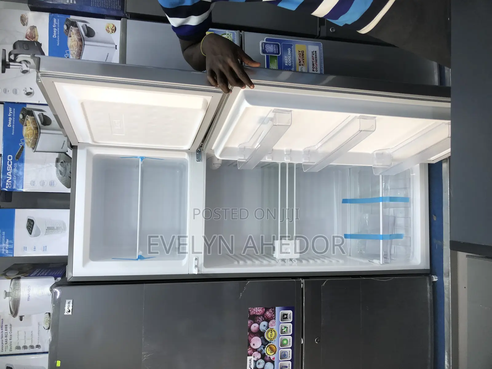 Nasco Top Freezer 311 Liters Double Door Available as Seen