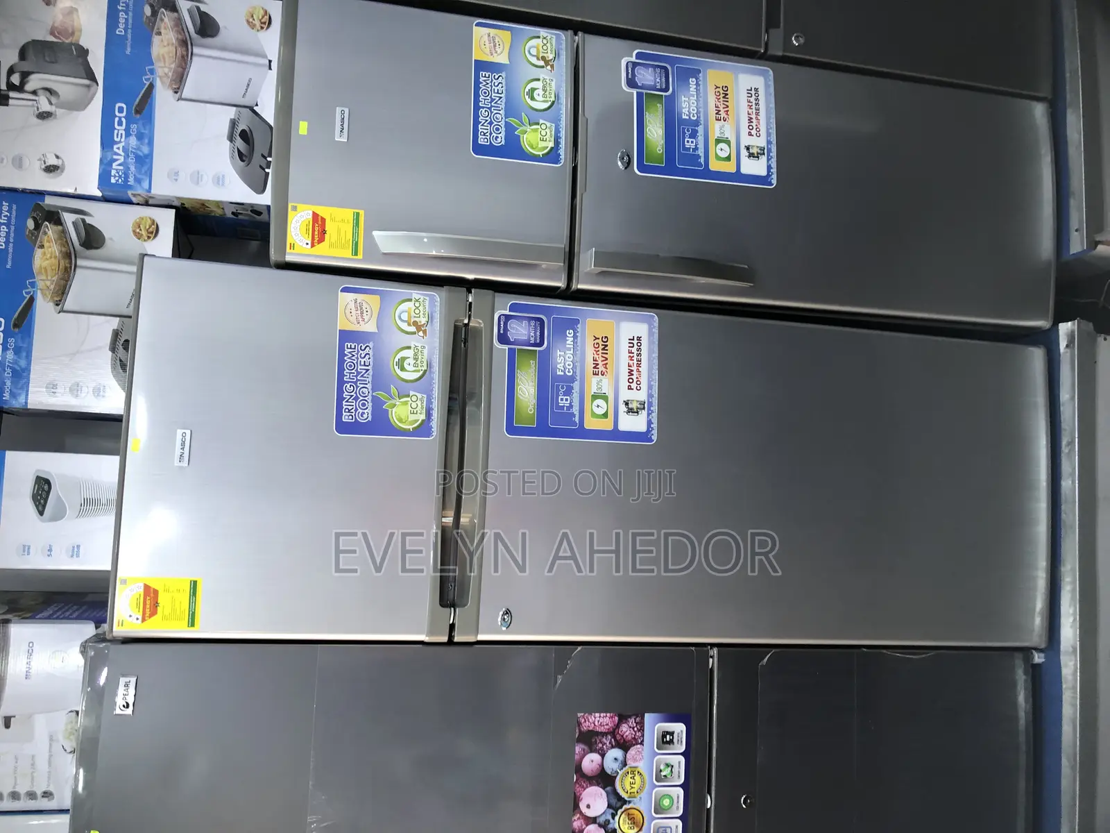 Nasco Top Freezer 311 Liters Double Door Available as Seen