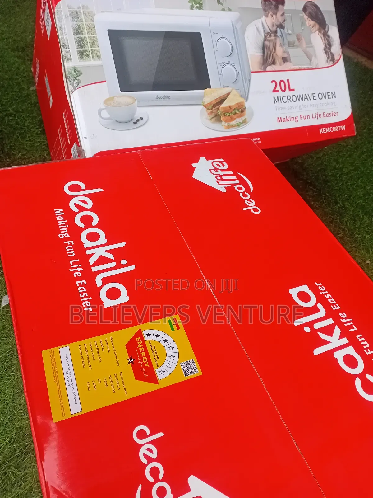 Authentic Decakila Microwave Kemc007w 20l Microwave