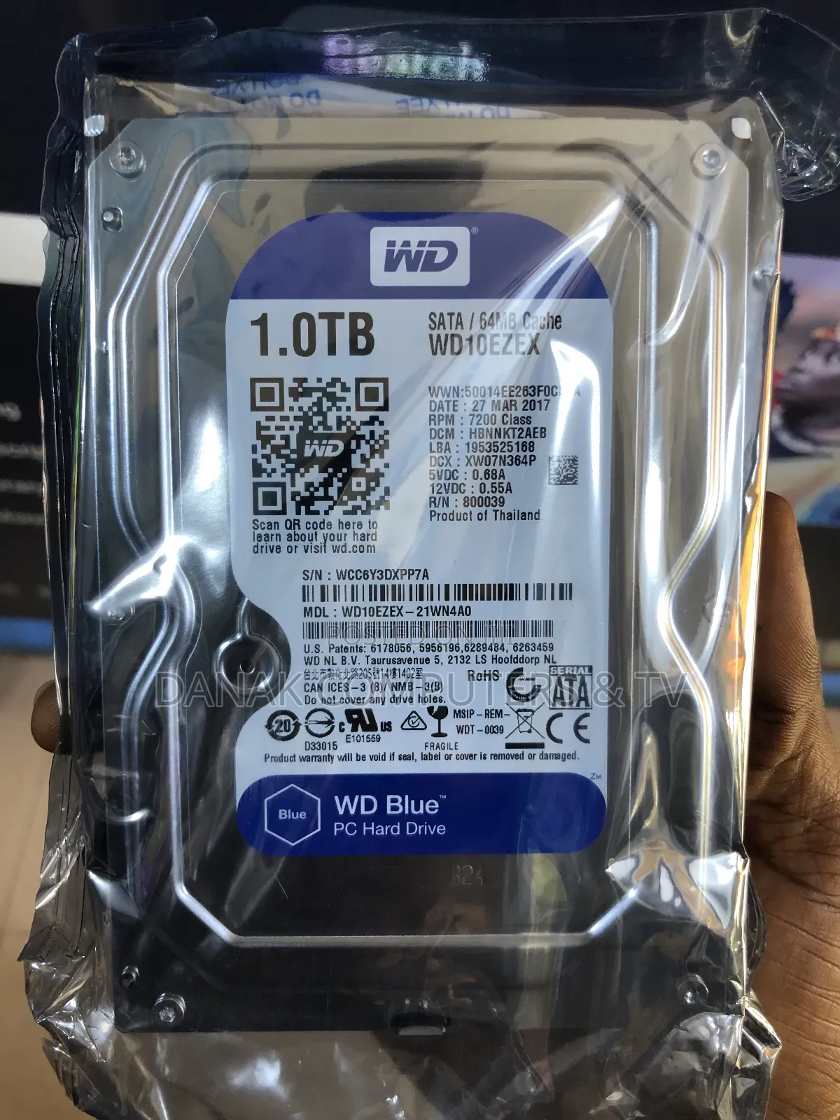 Wd Blue Desktop Hdd 1tb