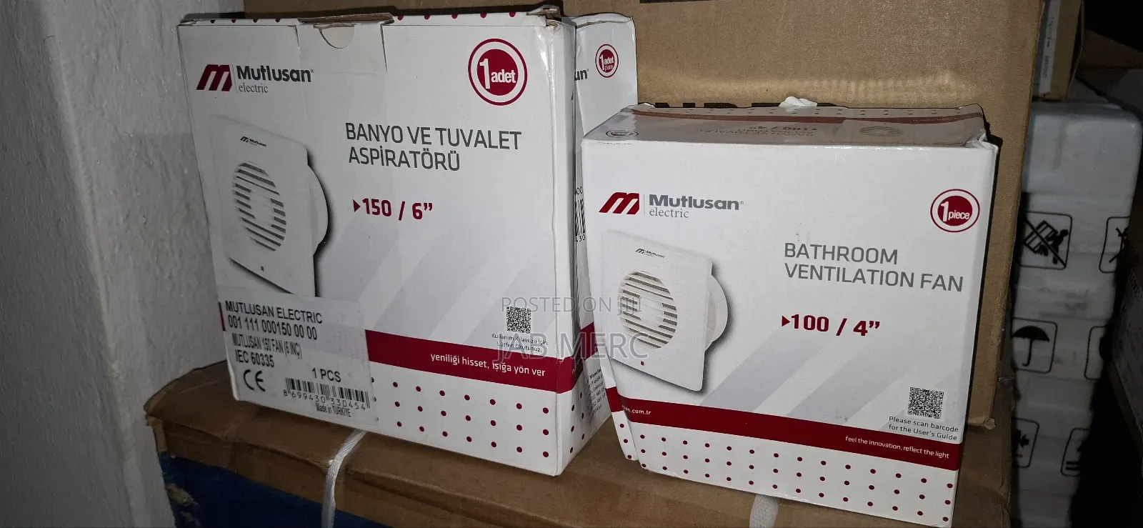 6 Inches Bathroom, Toilet, Kitchen Ventilation Fan Aspirator