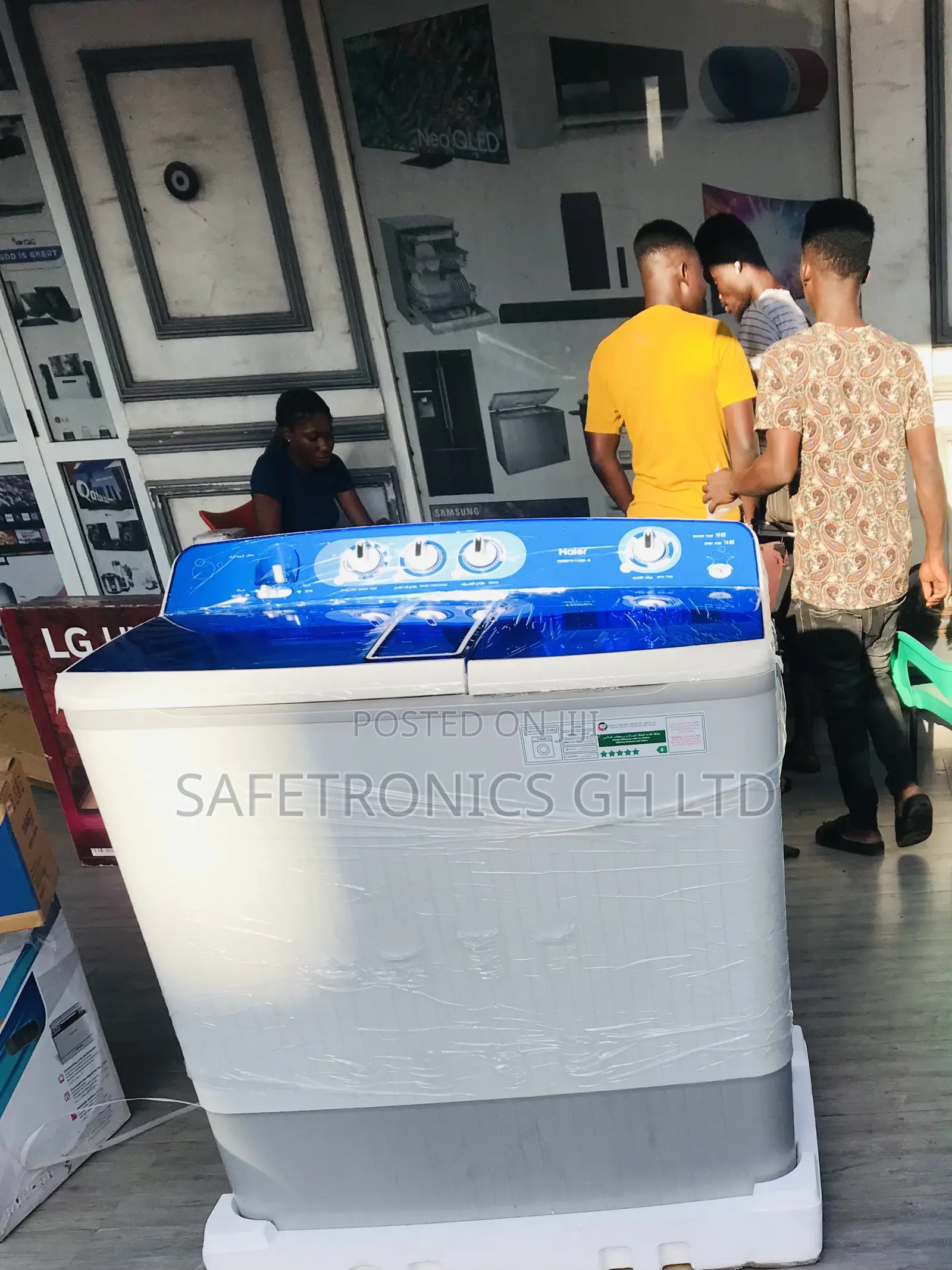 Kindly Choose 18kg Topload Semiauto Haier Washer