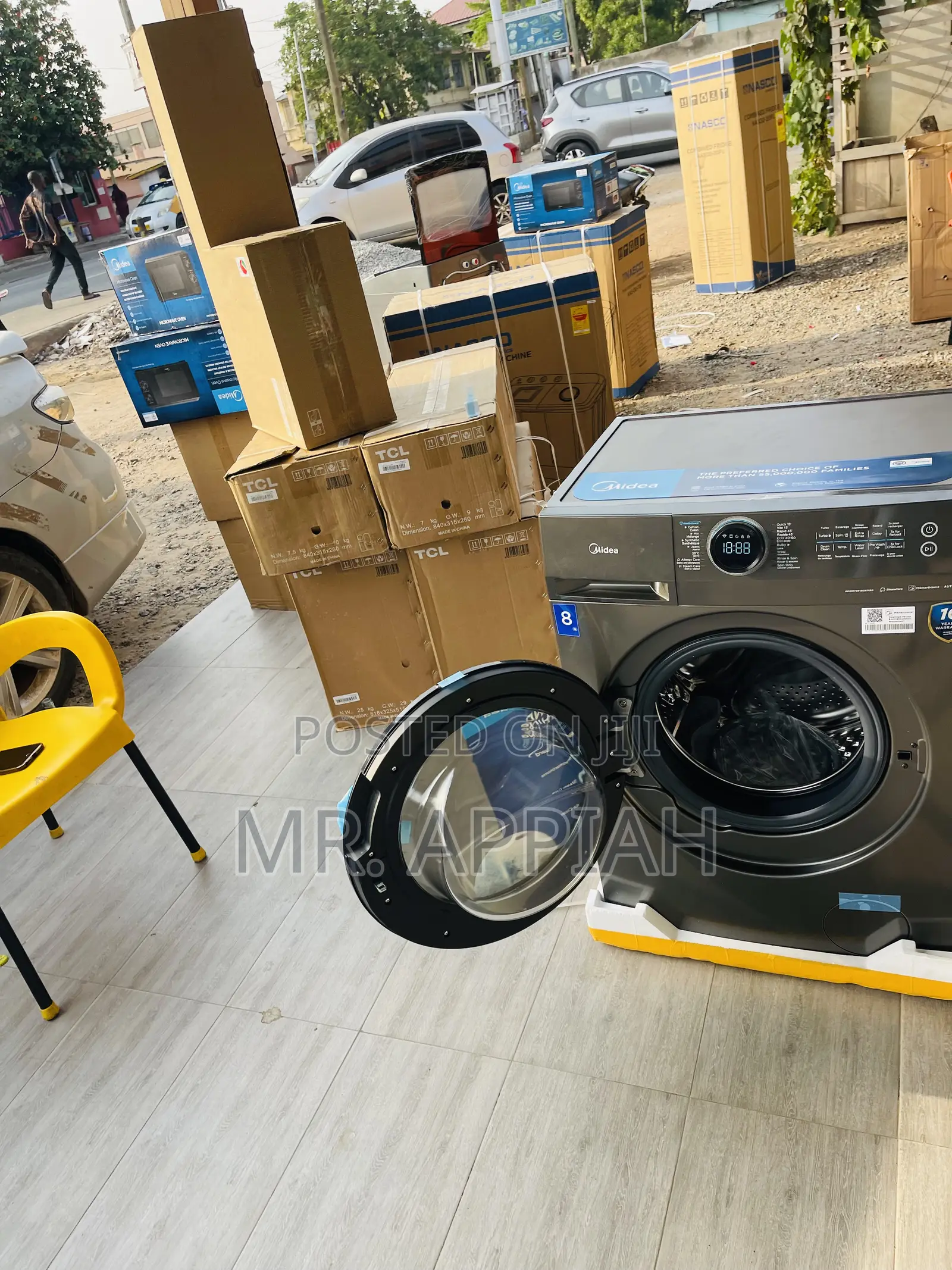 Choose Premium Midea 8kg Fully Auto Washing Machine 