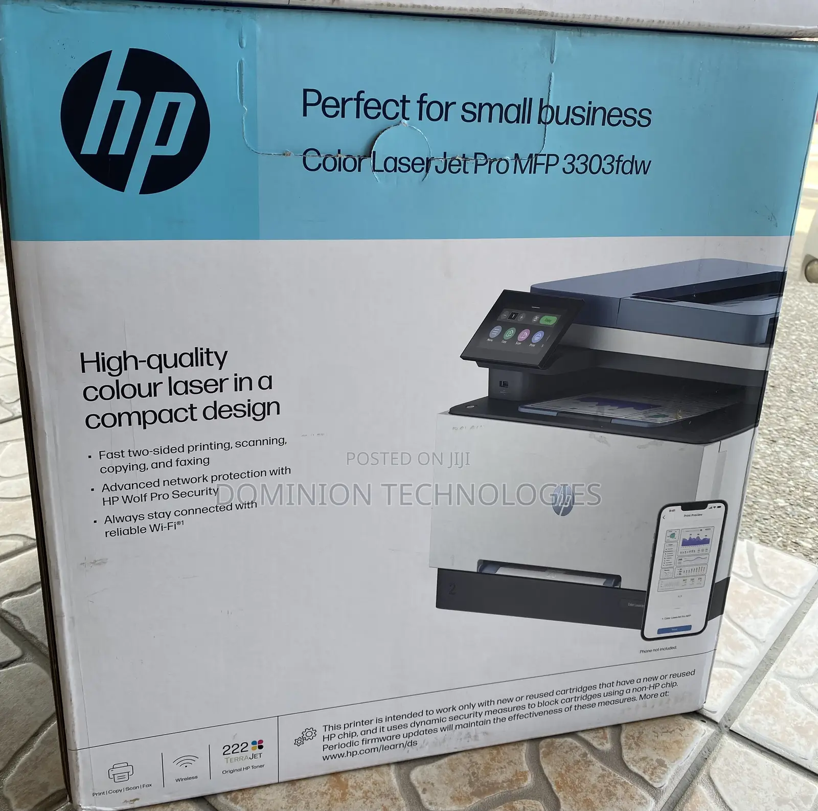 Hp Color Laserjet Pro Mfp 3303fdw Printer /Print/Scan/Copy