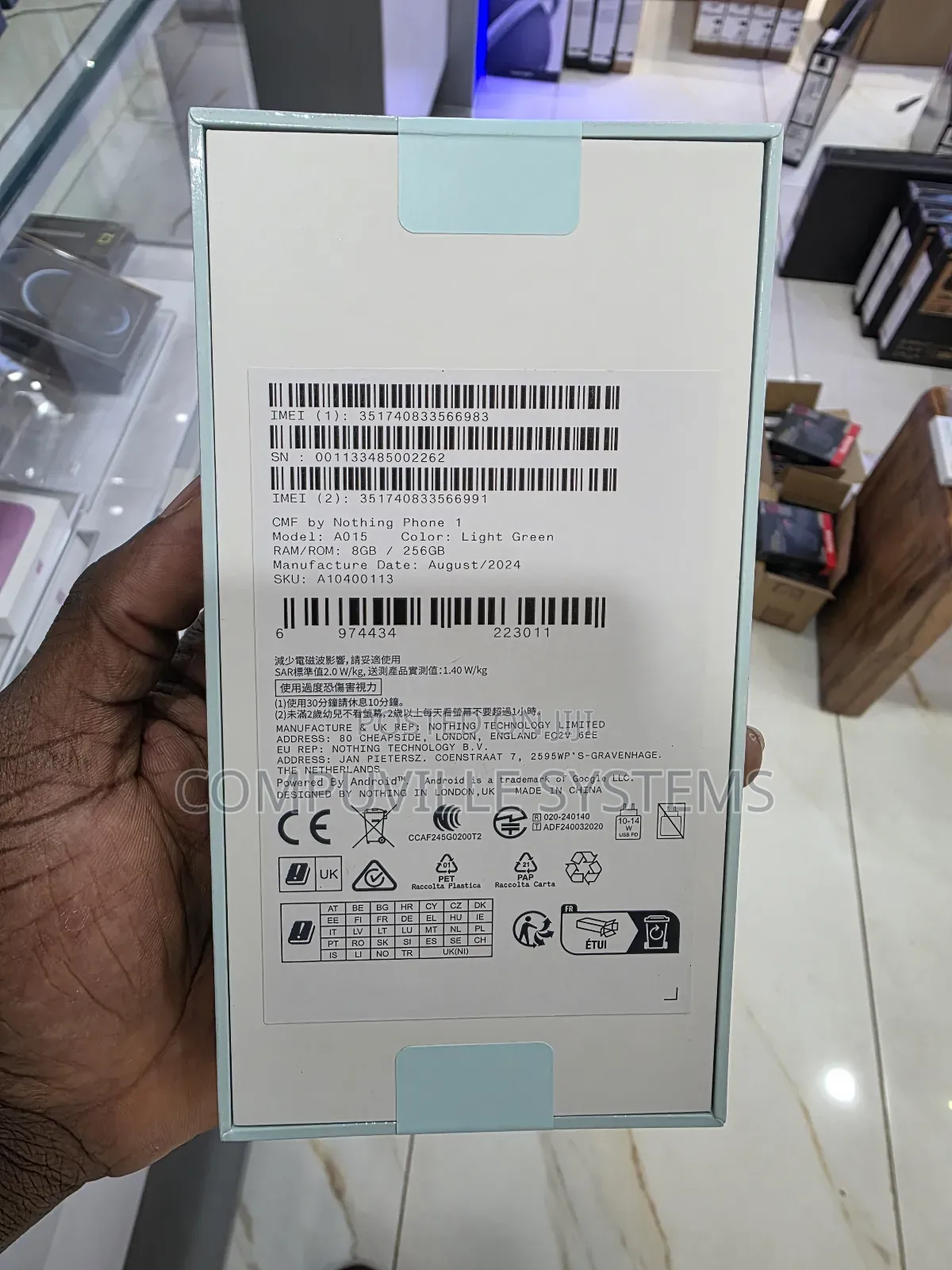 New Nothing Phone CMF Phone 1 256 GB Green