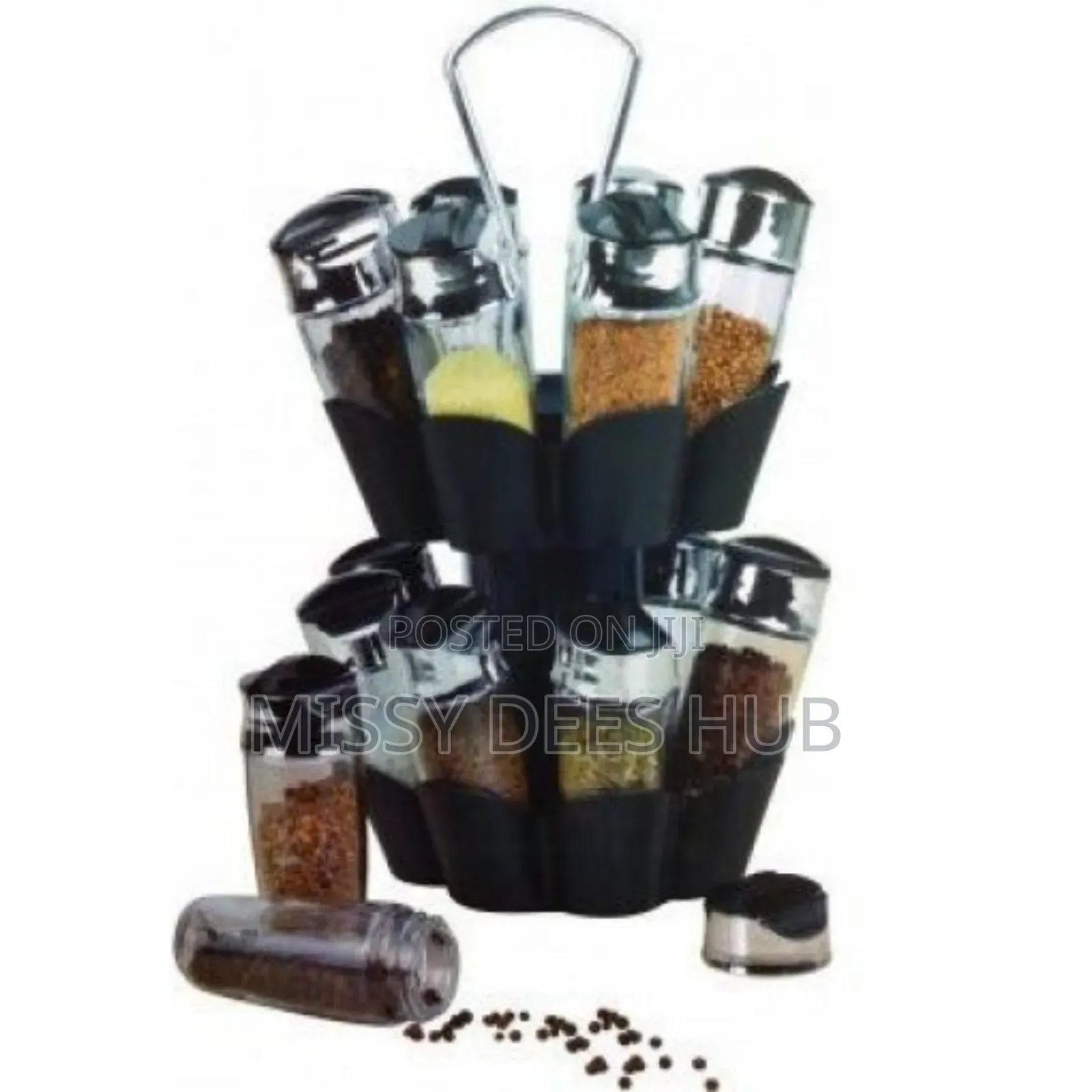 Spice Rack ( 16 Glass Jars)