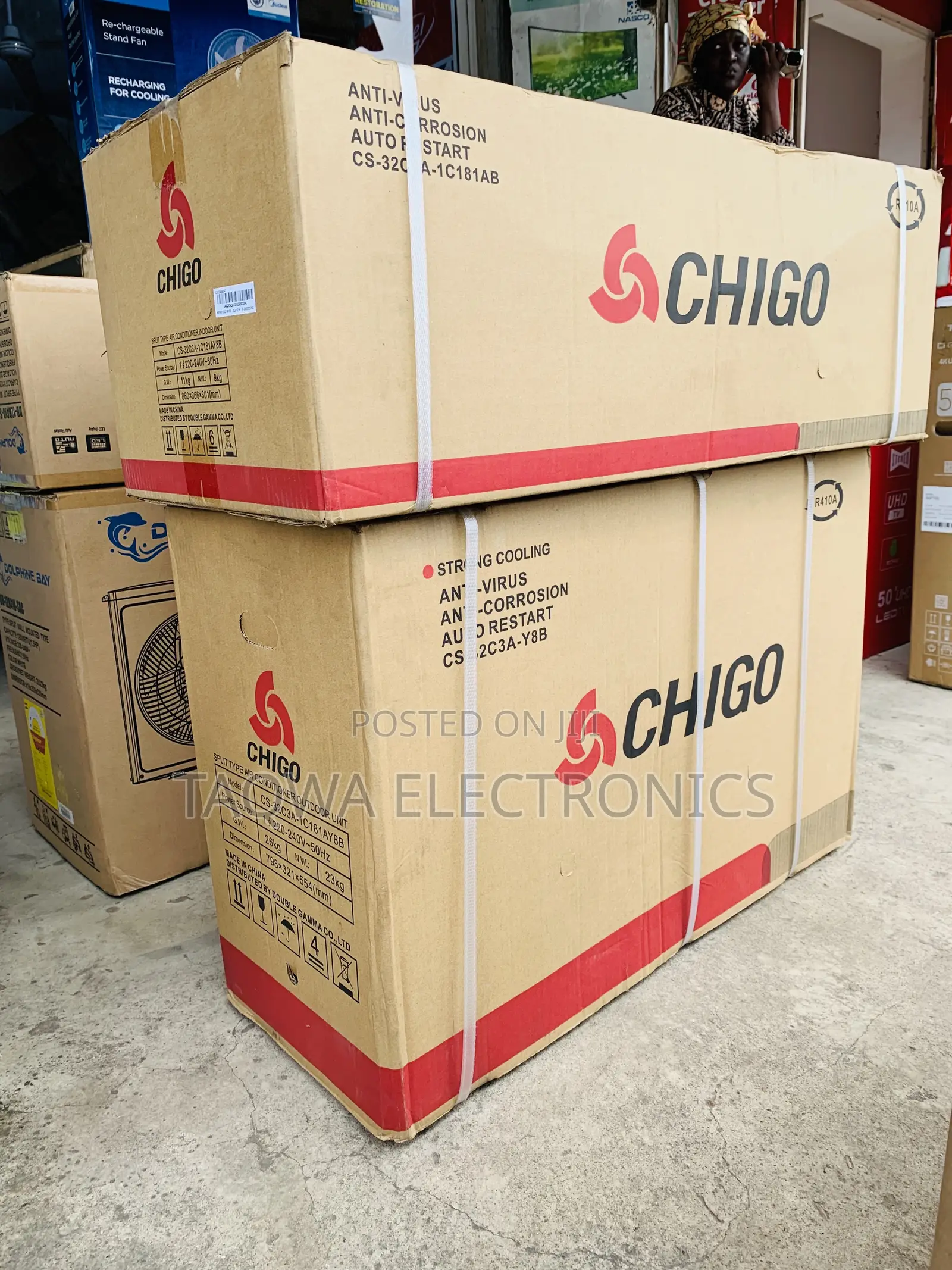 Pure Copper Chigo 1.5hp Air Conditioner