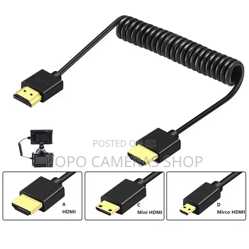  Hdmi Cable for Camera to Monitor, Etc