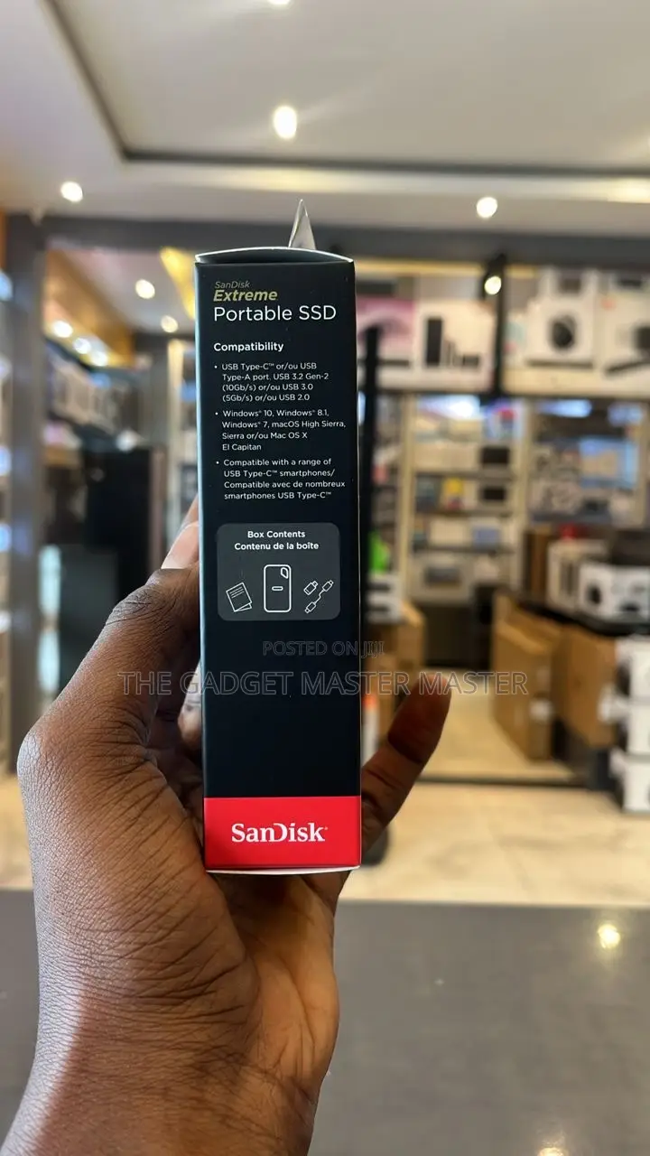 Sandisk 1tb Extreme Portable SSD