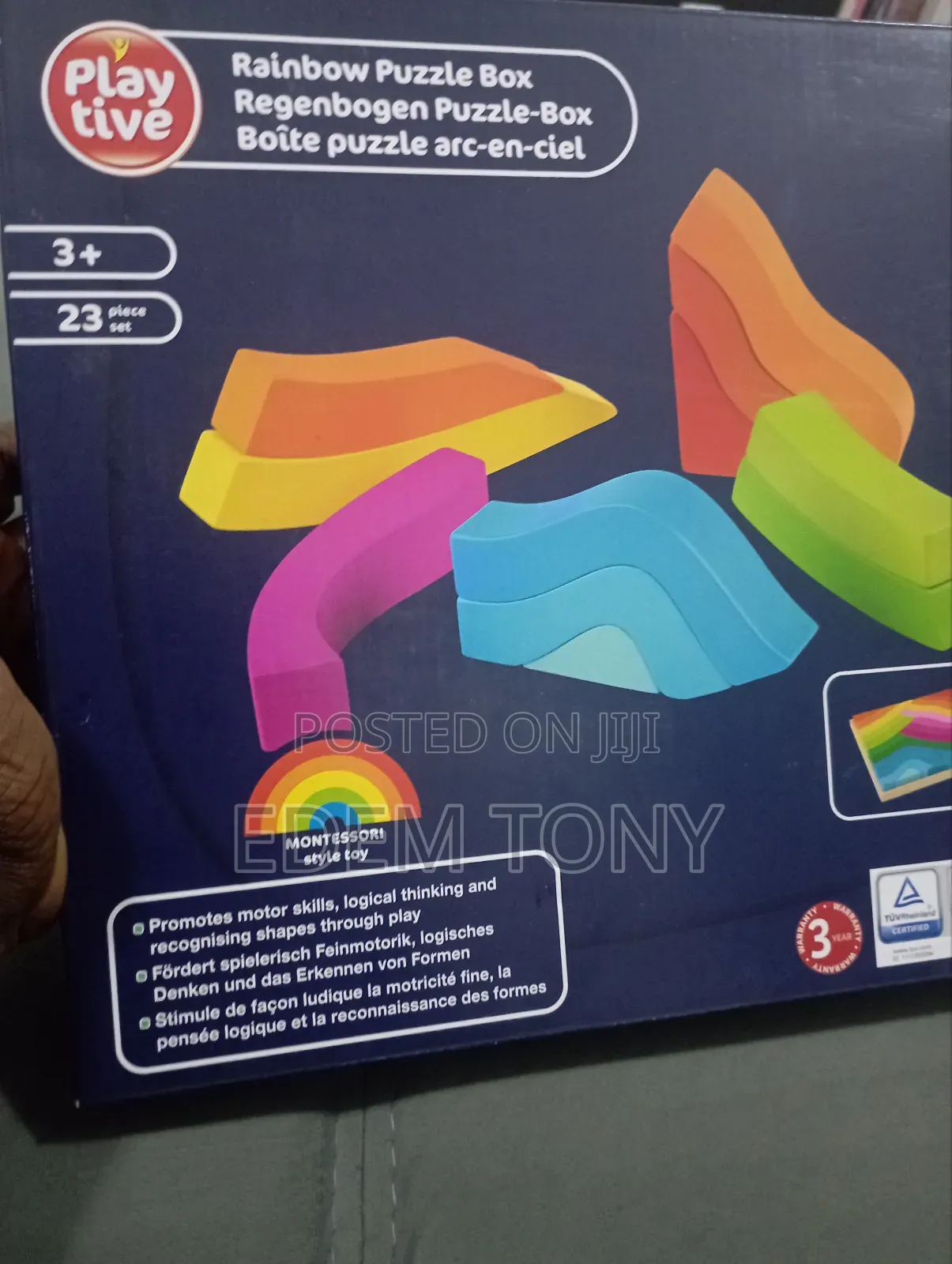 Rainbow Puzzle Box