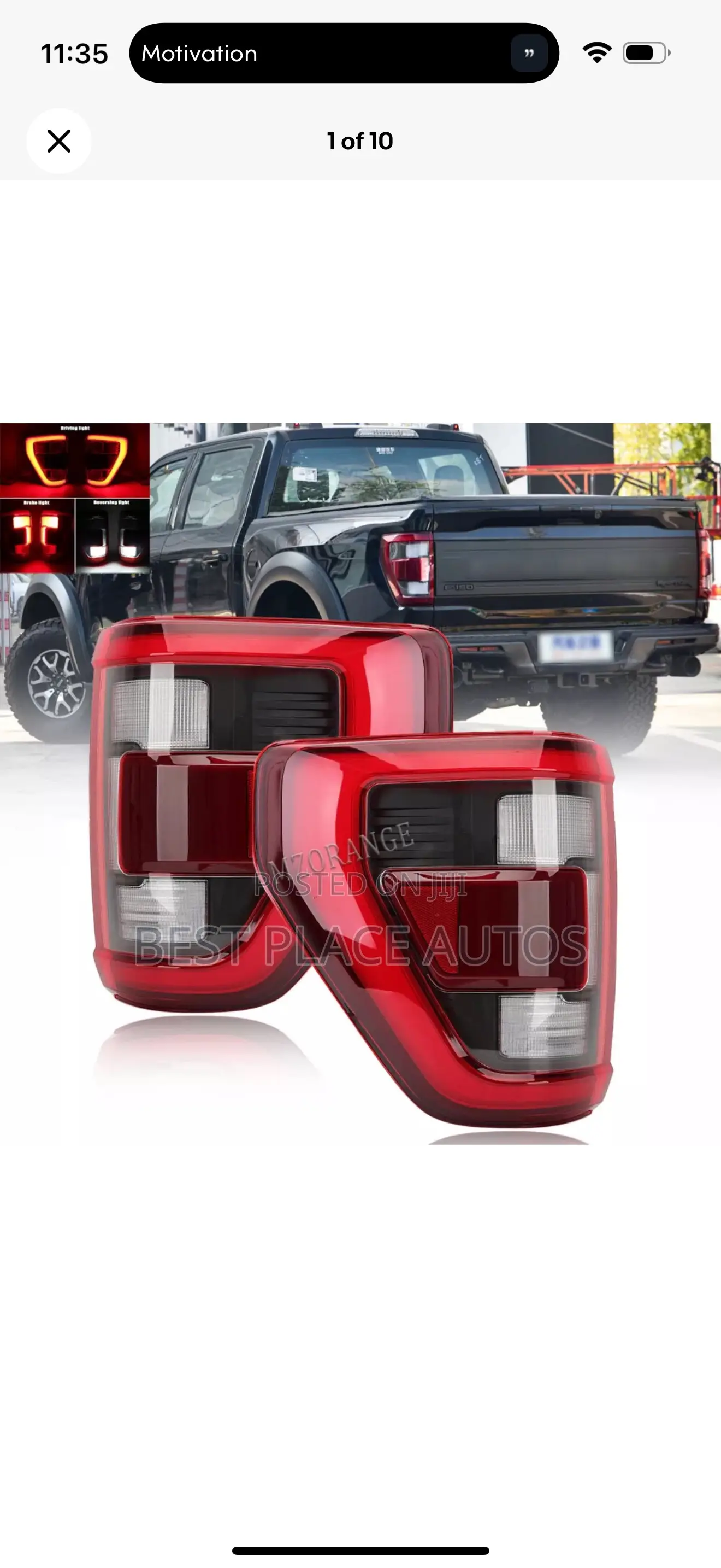 Ford F150 2023-2024 Taillight