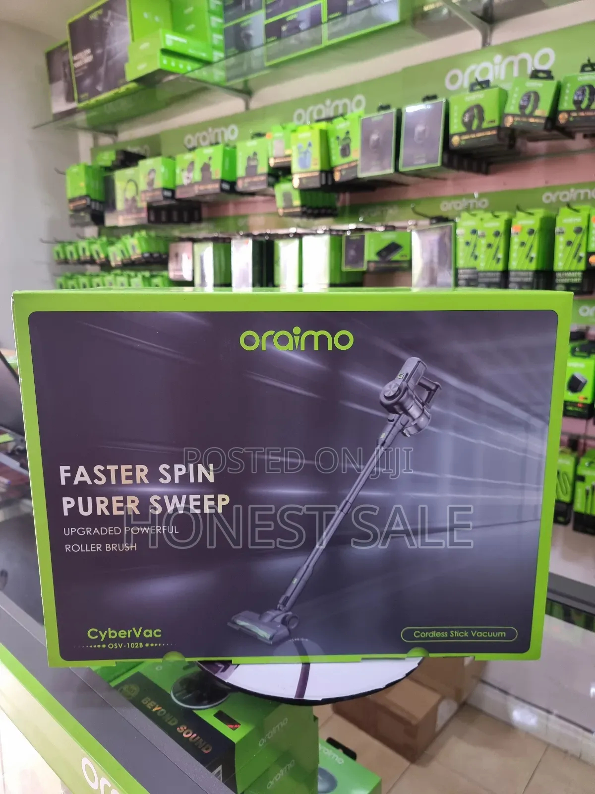 Oraimo Cybervac 180w Wireless Stick Vacuum Cleaner