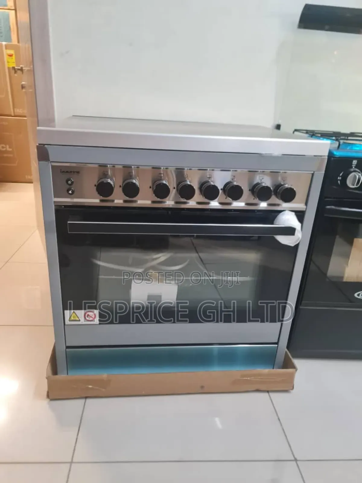 Innova 5 Burner Gas Cooker - Stainless Steel