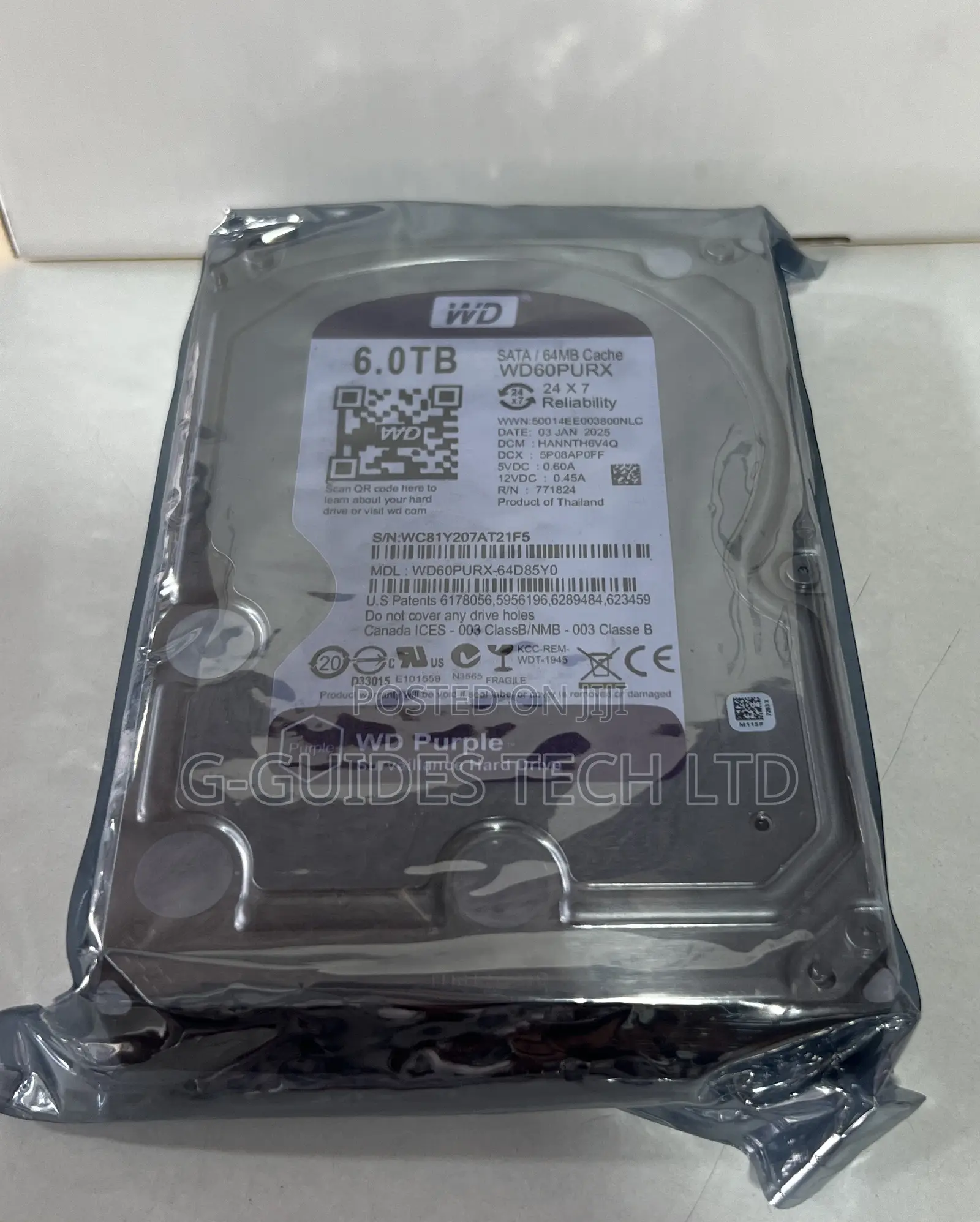 6tb Wd Surveillance Hard Drive, 6tb Western Digital HDD