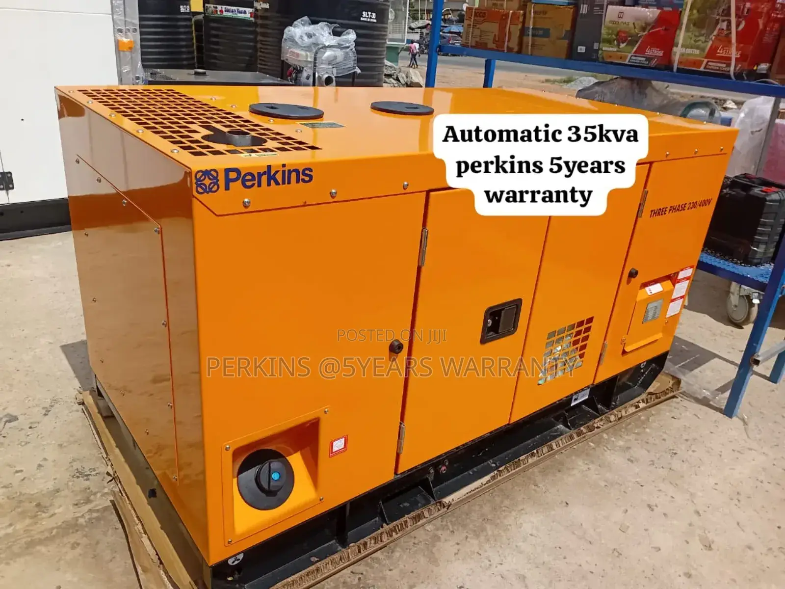 Plant 35kva Perkins Diesel Silent Generator 3phase Generator