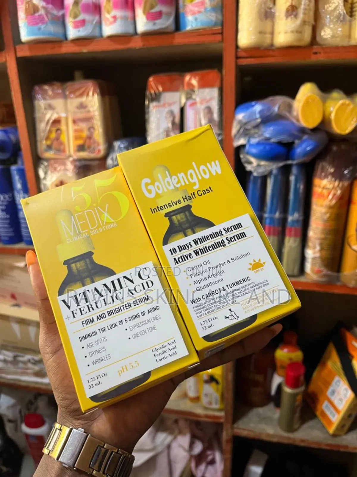 Golden Glow Whitening Serum