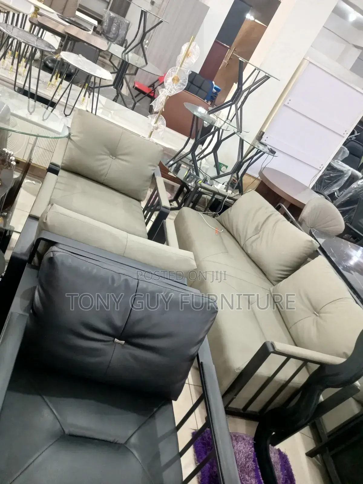 Gray Set of Sofa