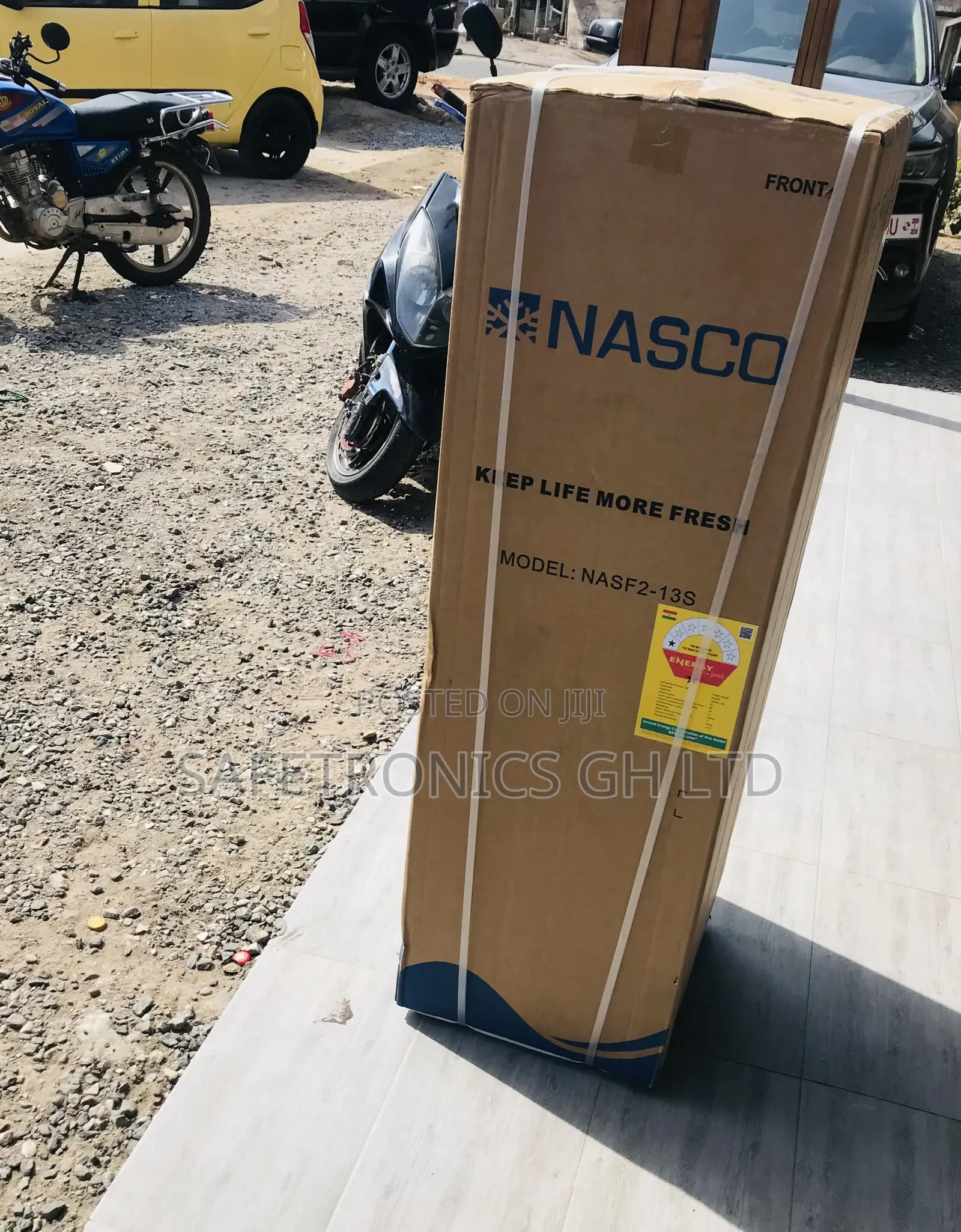 Shop Grey Top Freezer 136l Doubledoor Nas-13s Fridge