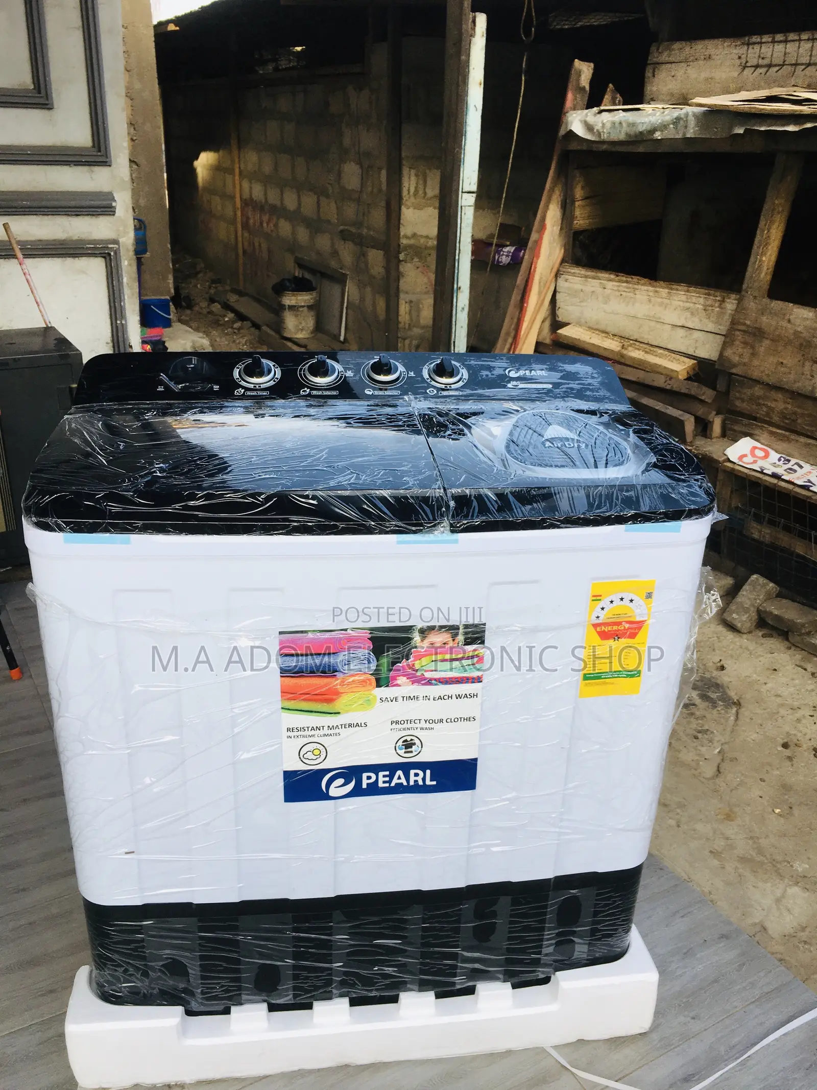 Spacious 18kg Top Load Spin Wash With Air Dry