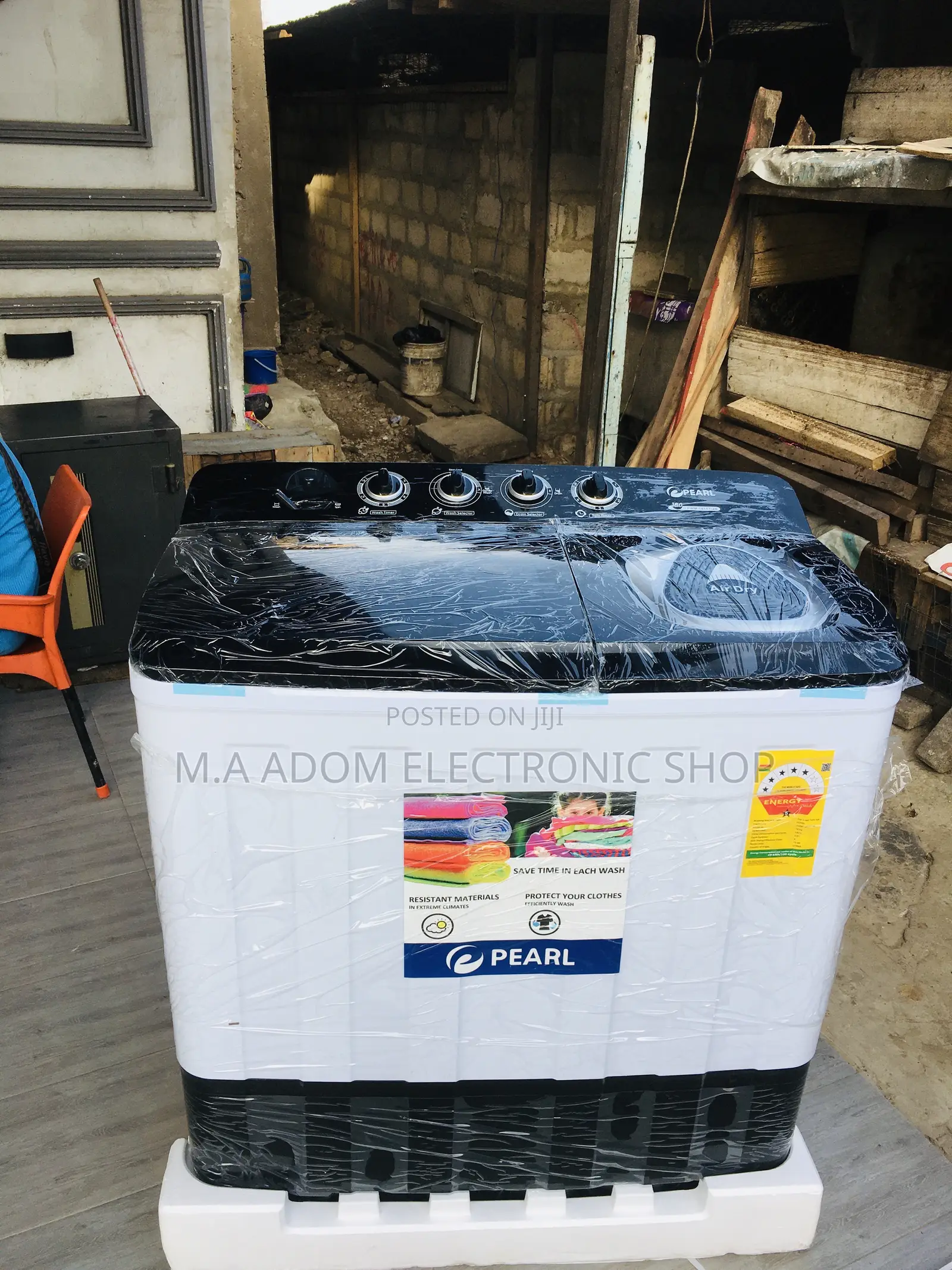 New Pearl 15kg Air Dry Wash Spin Wm
