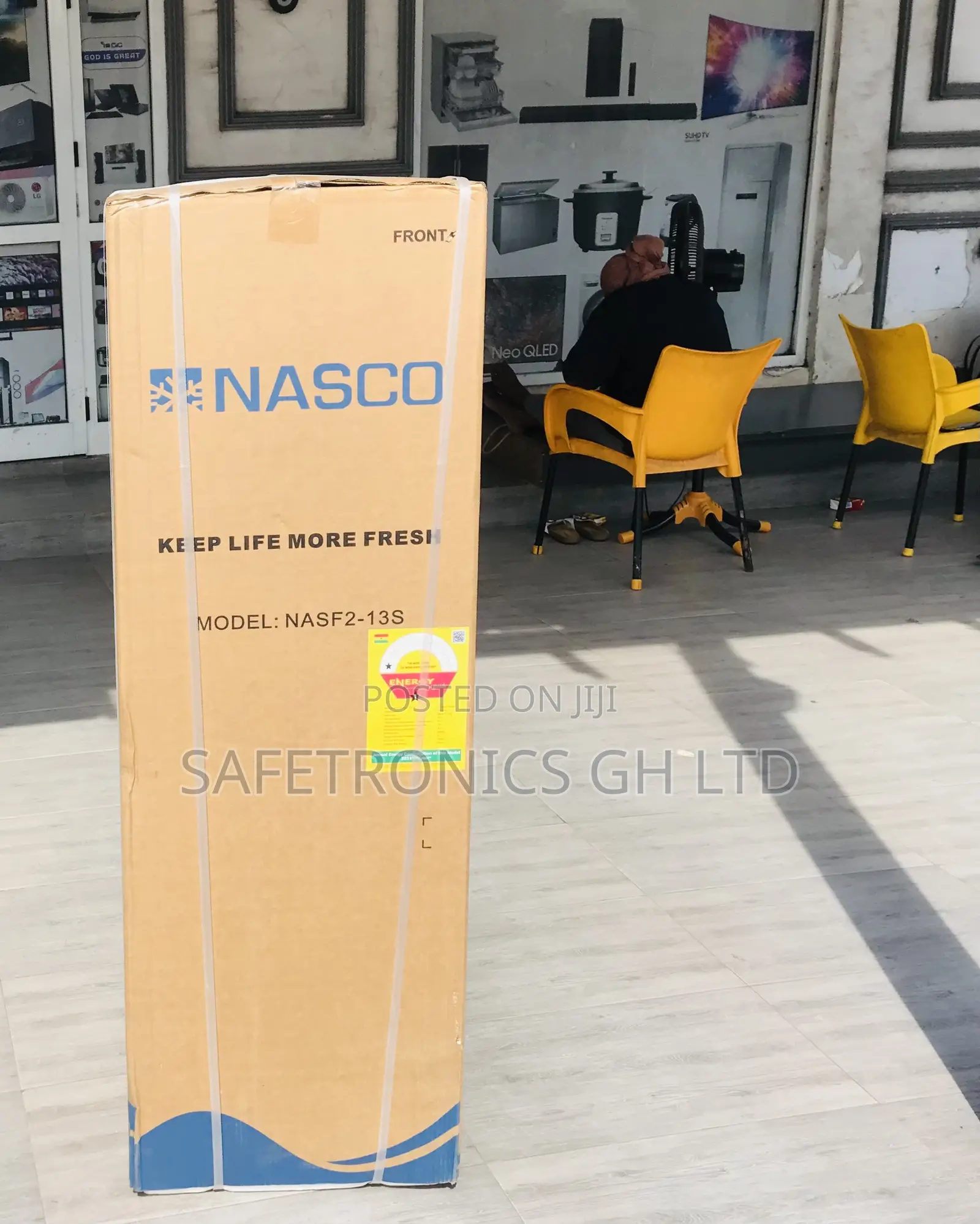 Fast Cooler Nas-13s Doubledoor Grey Top Freezer 136l Fridge