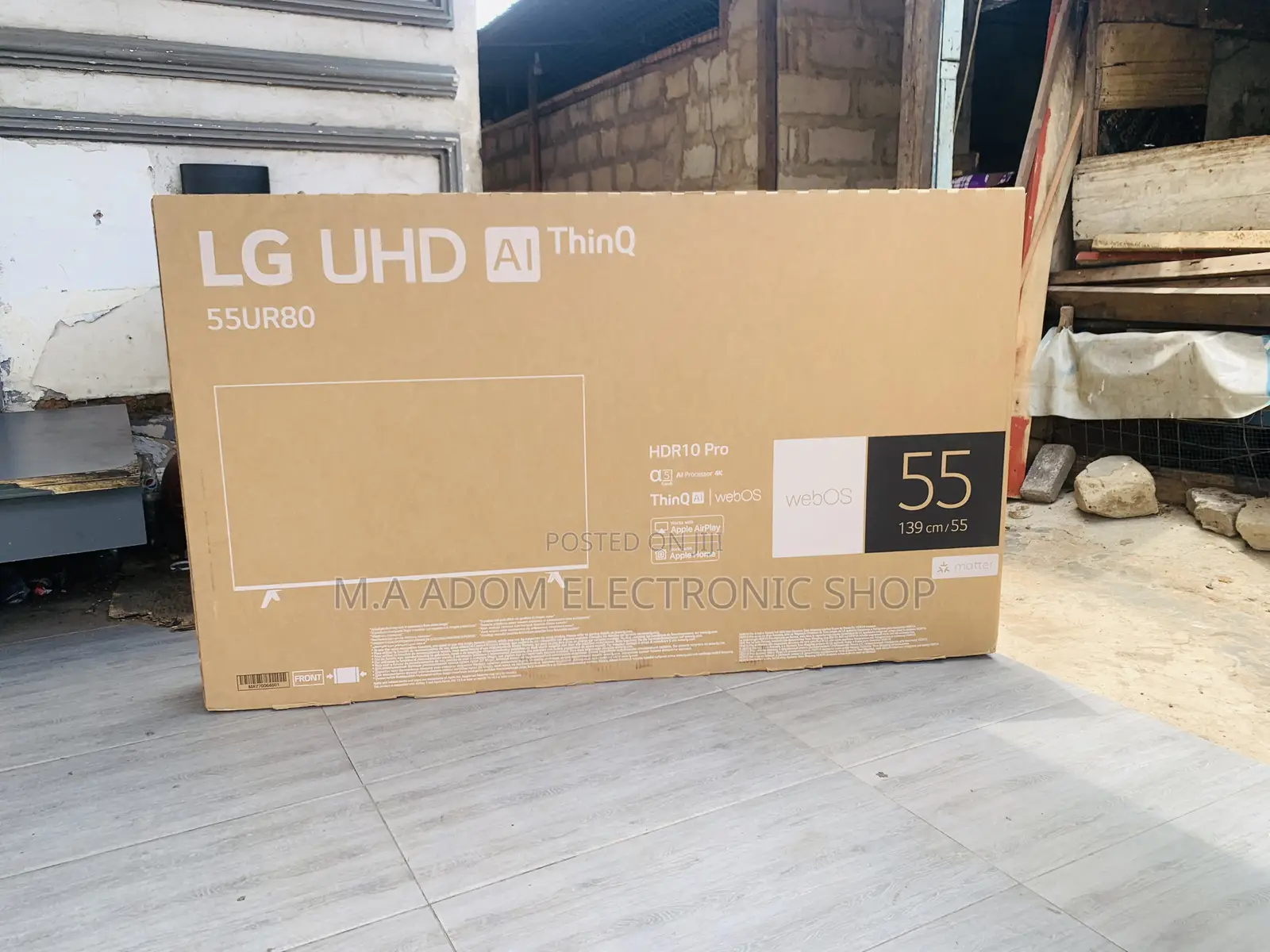 Original Lg 55” Led Tv With Netflix Youtube