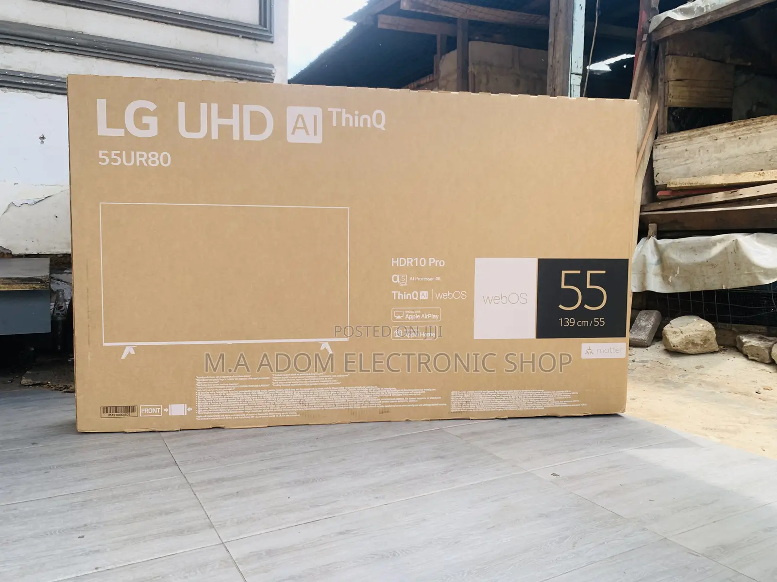 Original Lg 55” Led Tv With Netflix Youtube