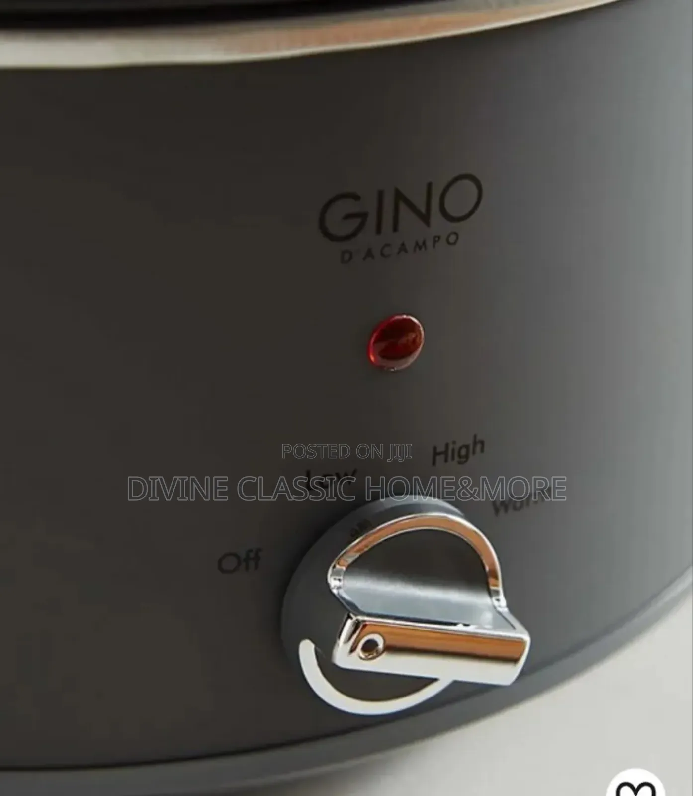 3.5lit Gino d'Acampo Soft Touch Slow Cooker