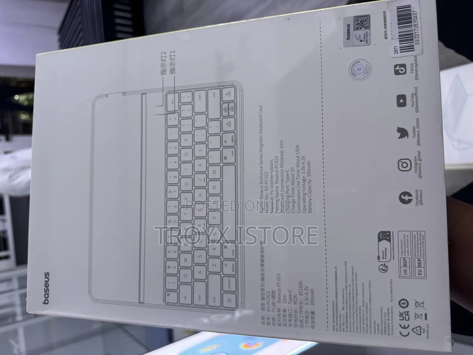 Baseus Magnetic Keyboard for iPad 12.9