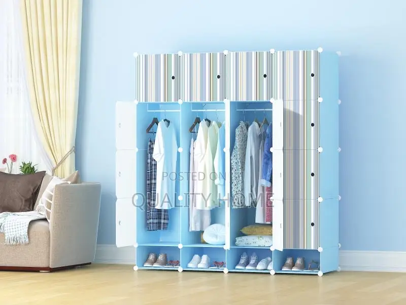 Plastic Wardrobe 16 Cubes