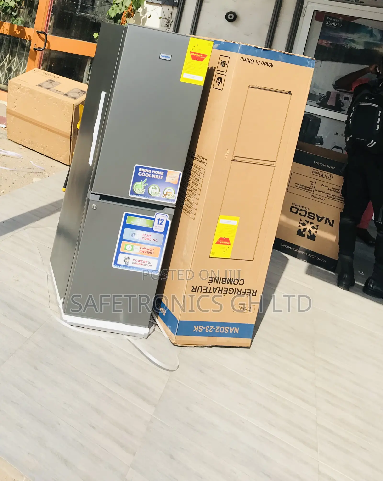 Shop Bottom Freezer Grey Nas-23fl Frostflow Doubledoor